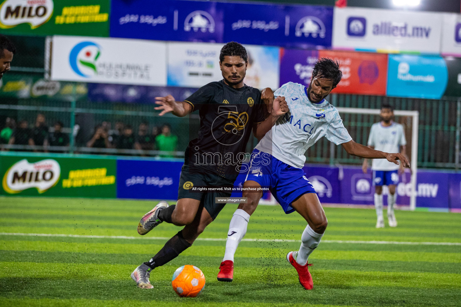 Prison Club vs MACL in the Quarter Finals of Club Maldives 2021 held at Hulhumale;, on 12th December 2021 Photos: Ismail Thoriq / images.mv