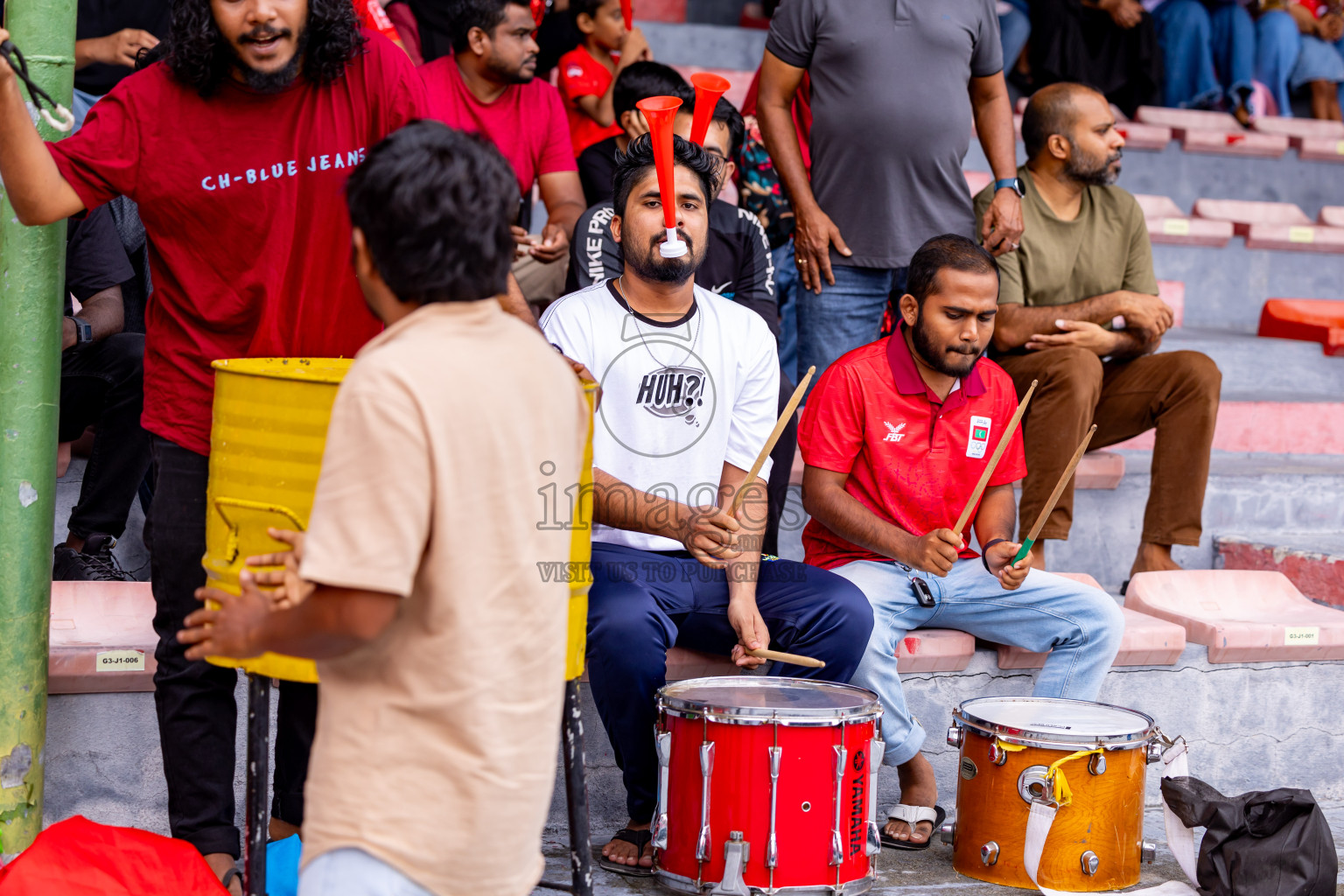 Eydhafushi vs Male' in Semi Finals of Gold Cup 2024 held at National Football Stadium on Saturday, 21st December 2024. Photos: Nausham Waheed / Images.mv