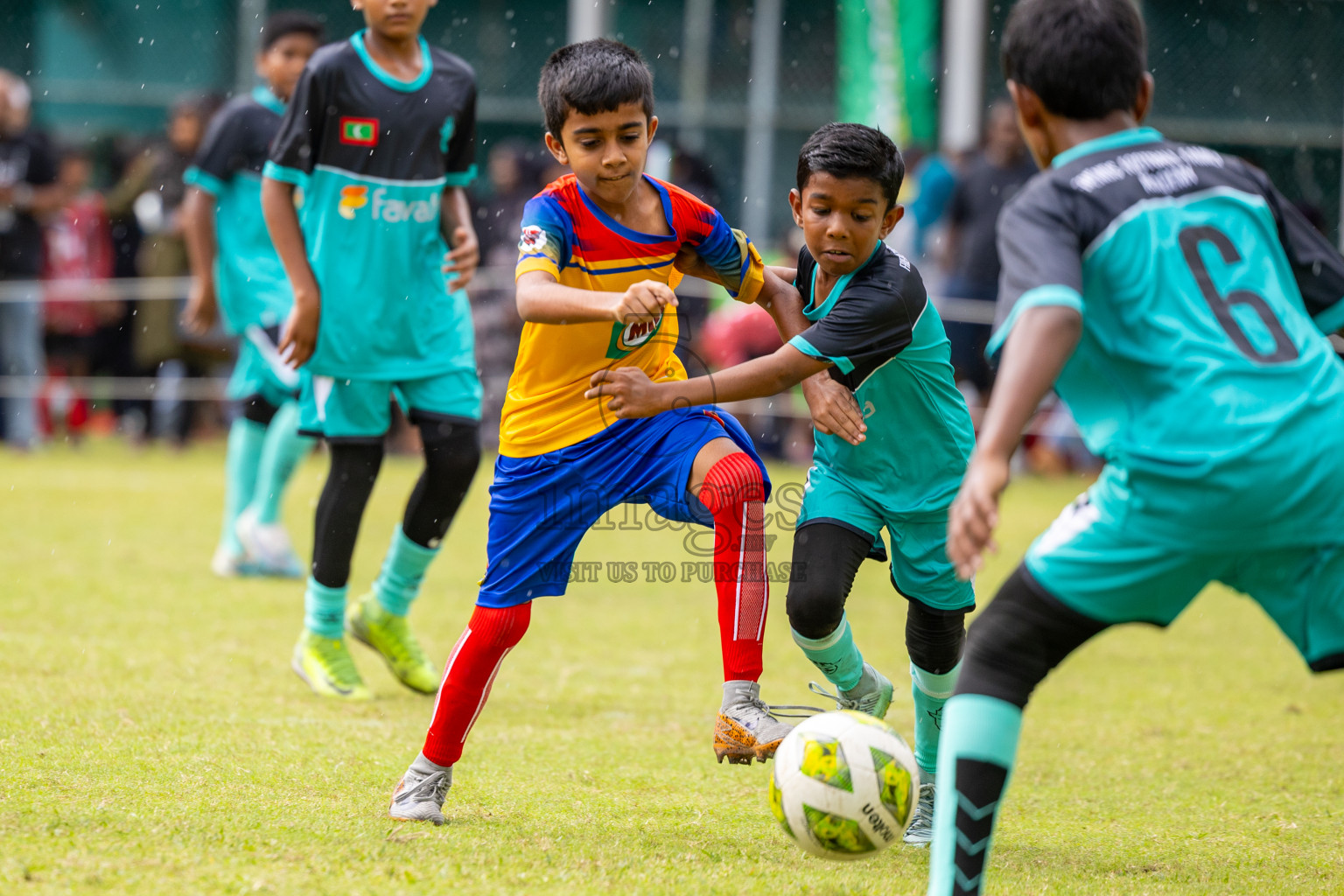 Day 1 of MILO Academy Championship 2025 (U-12) was held at Henveiru Stadium in Male', Maldives on Thursday, 1st May 2025. Photos: Ismail Thoriq / images.mv