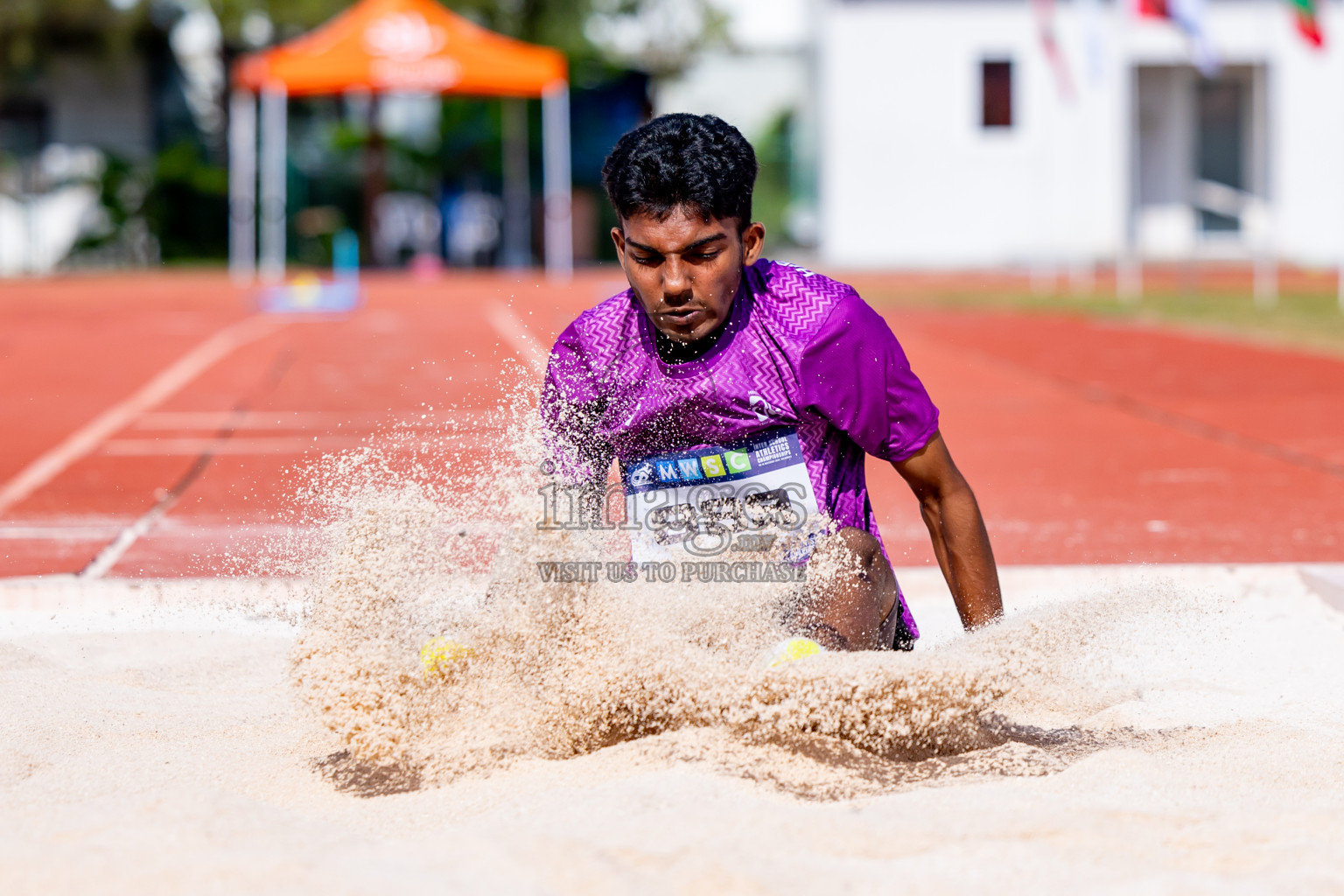 Day 4 of MWSC Interschool Athletics Championships 2024 held in Hulhumale Running Track, Hulhumale, Maldives on Tuesday, 12th November 2024. Photos by: Nausham Waheed / Images.mv