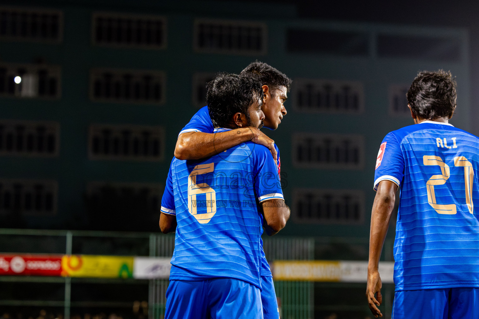 Lh Naifaru vs Lh Kurendhoo in Lhaviyani Atoll Finals Day 26 of Golden Futsal Challenge 2025 was held on Thursday , 30th January 2025, in Hulhumale', Maldives. Photos: Nausham Waheed / images.mv
