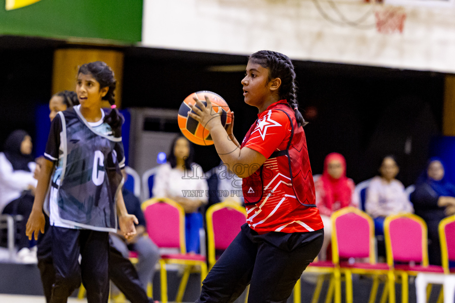 Day 7 of 25th Inter-School Netball Tournament was held in Social Center at Male', Maldives on Saturday, 17th August 2024. Photos: Nausham Waheed / images.mv