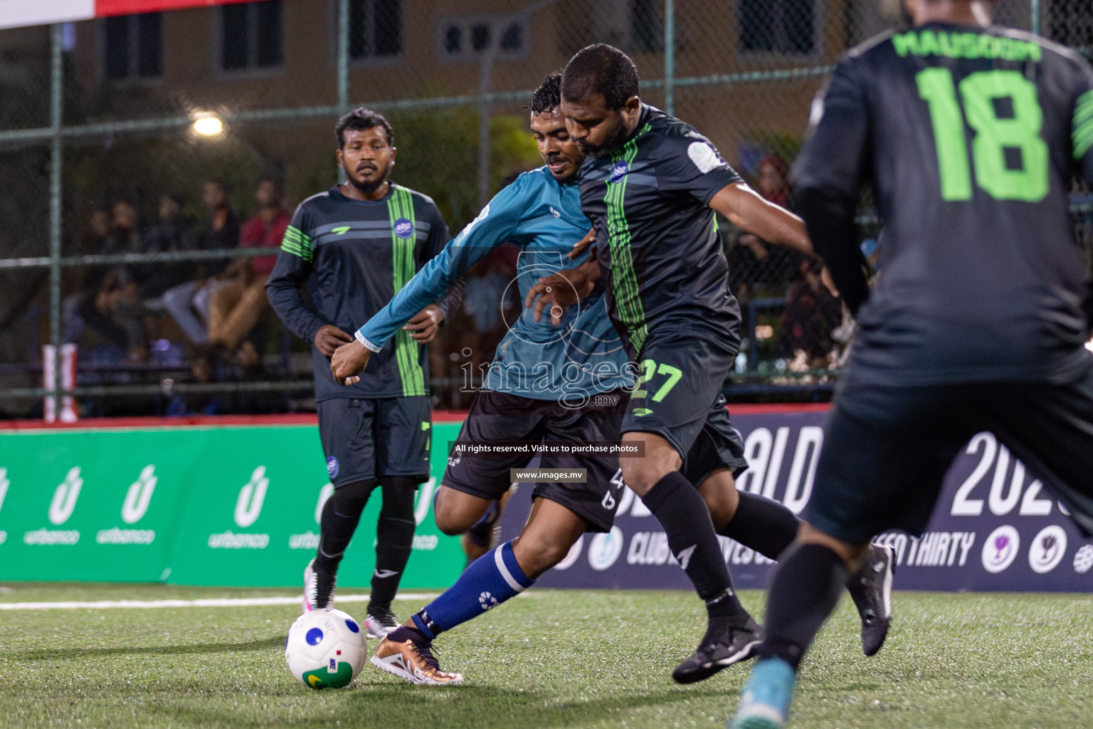 Mira SC vs Umraani Club in Club Maldives Cup Classic 2023 held in Hulhumale, Maldives, on Thursday, 20th July 2023 Photos: Mohamed Mahfooz Moosa / images.mv