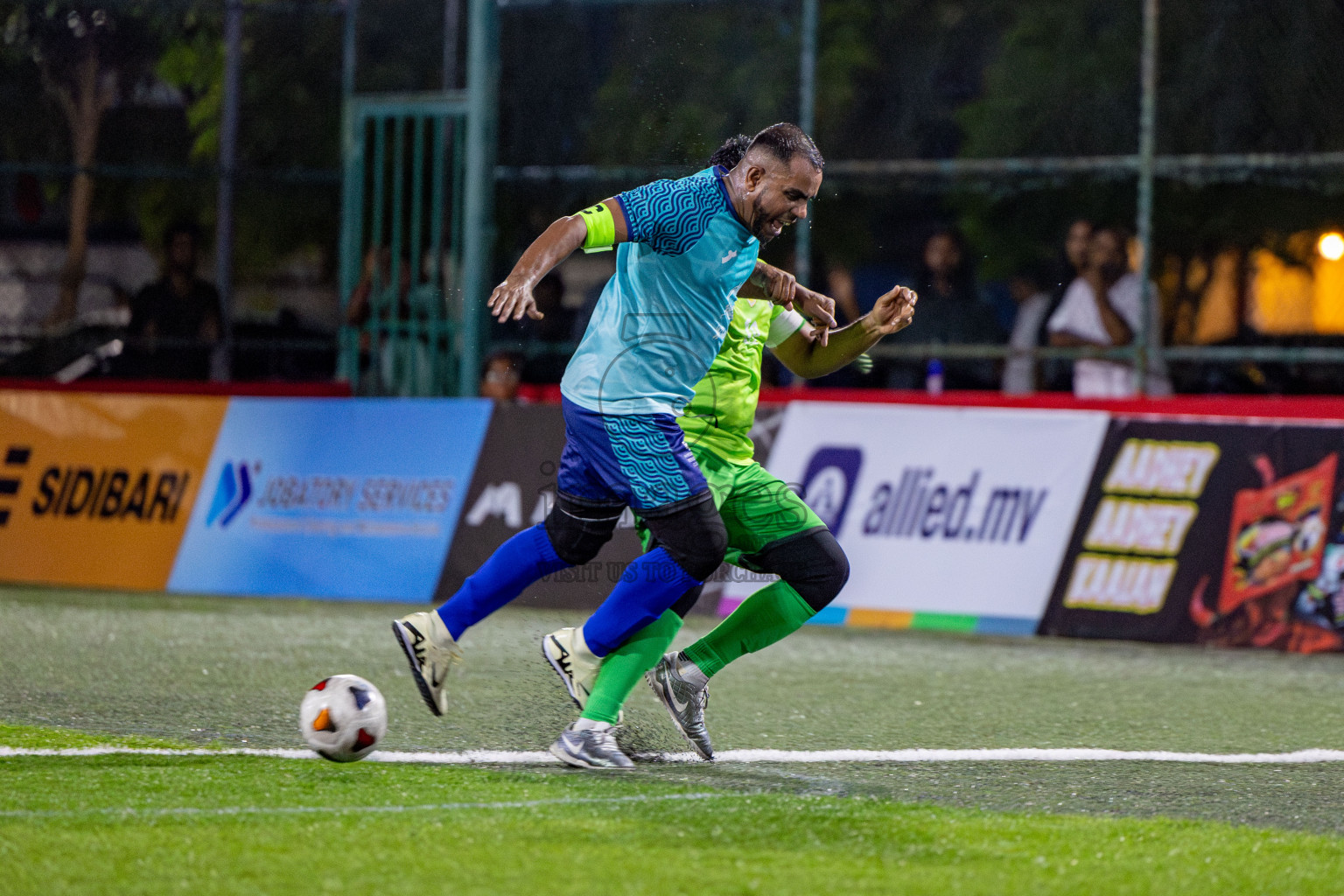 TEAM DJA VS TOURISM CLUB in Club Maldives Classic 2024 held in Rehendi Futsal Ground, Hulhumale', Maldives on Friday, 6th September 2024. 
Photos: Hassan Simah / images.mv