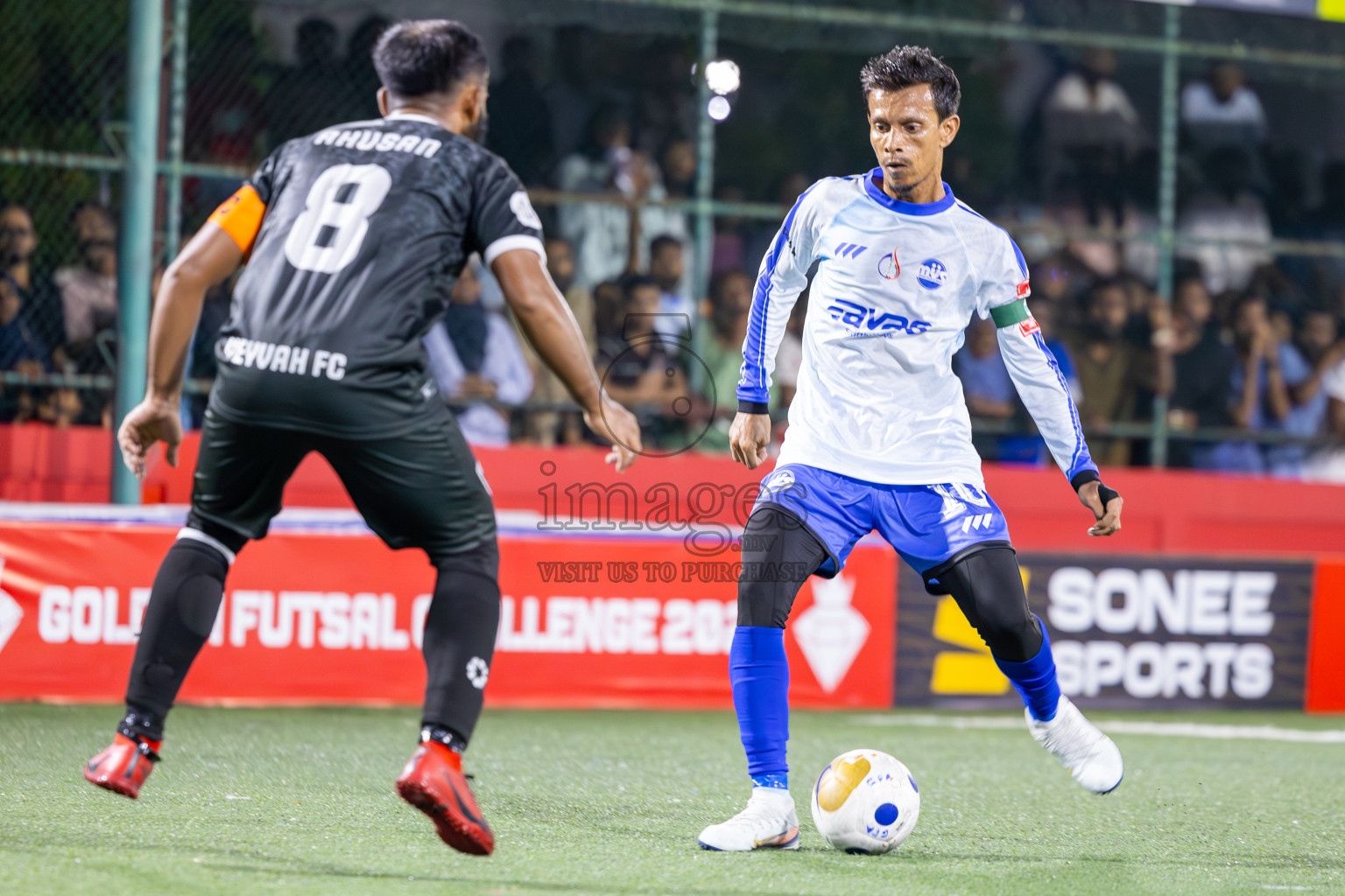 M Mulak vs M Veyvah in Day 8 of Golden Futsal Challenge 2025 was held on Sunday, 12th January 2025, in Hulhumale', Maldives
Photos: Ismail Thoriq / images.mv
