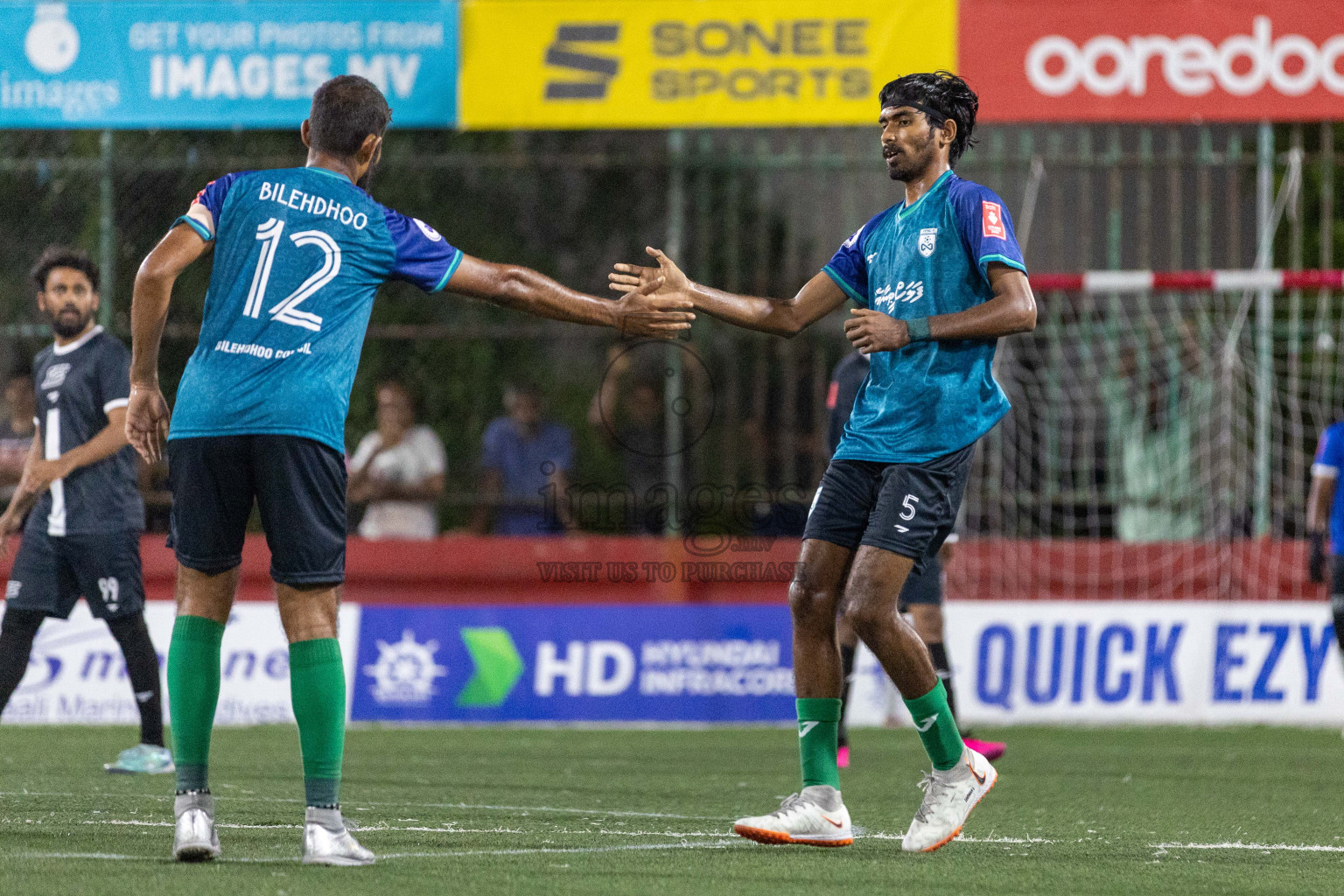 F Feeali vs F Bilehdhoo in Day 8 of Golden Futsal Challenge 2024 was held on Monday, 22nd January 2024, in Hulhumale', Maldives Photos: Nausham Waheed / images.mv