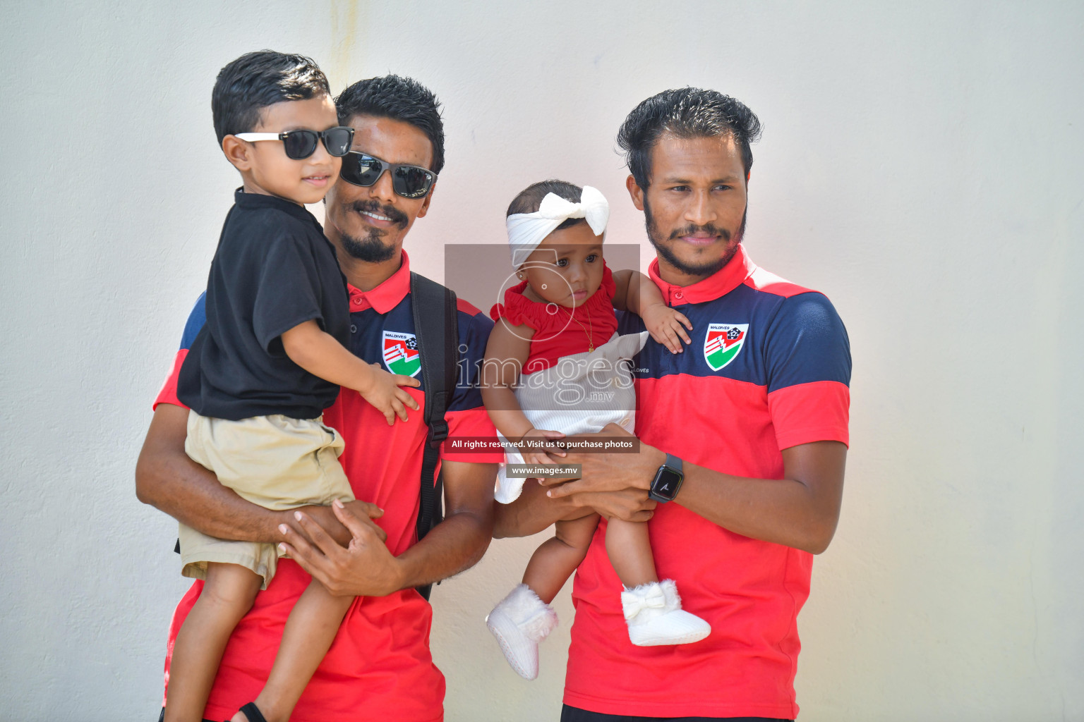 The Senior Men's National Team depart to Japan Training Camp from Maafannu Bus Terminal, Male', Maldives on 5th June 2023 Photos: Nausham Waheed/ Images.mv