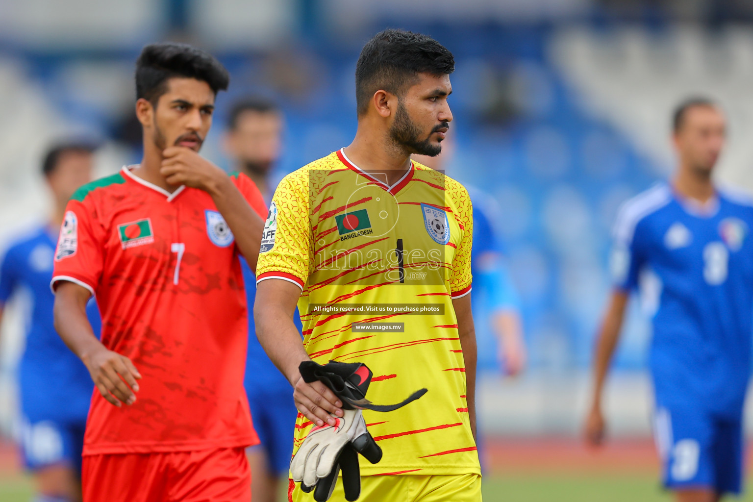 Kuwait vs Bangladesh in the Semi-final of SAFF Championship 2023 held in Sree Kanteerava Stadium, Bengaluru, India, on Saturday, 1st July 2023. Photos: Nausham Waheed, Hassan Simah / images.mv