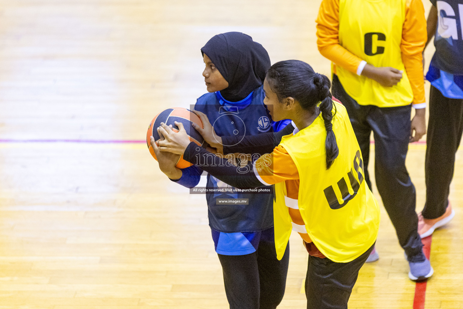 Day4 of 24th Interschool Netball Tournament 2023 was held in Social Center, Male', Maldives on 30th October 2023. Photos: Nausham Waheed / images.mv