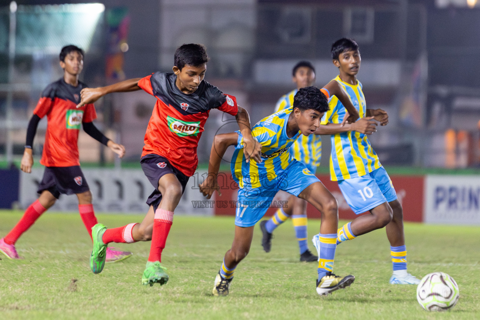 TC vs Valencia  (U14) in Day 5 of Dhivehi Youth League 2024 held at Henveiru Stadium on Friday 29th November 2024. Photos: Shuu Abdul Sattar/ Images.mv