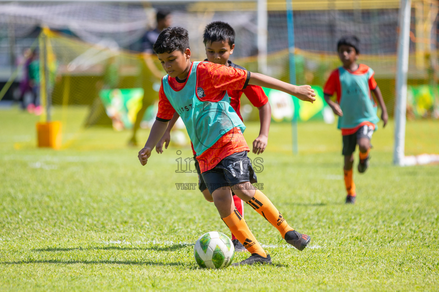 Day 1 of Under 10 MILO Academy Championship 2024 was held at National Stadium in Male', Maldives on Friday, 26th April 2024. Photos: Mohamed Mahfooz Moosa / images.mv