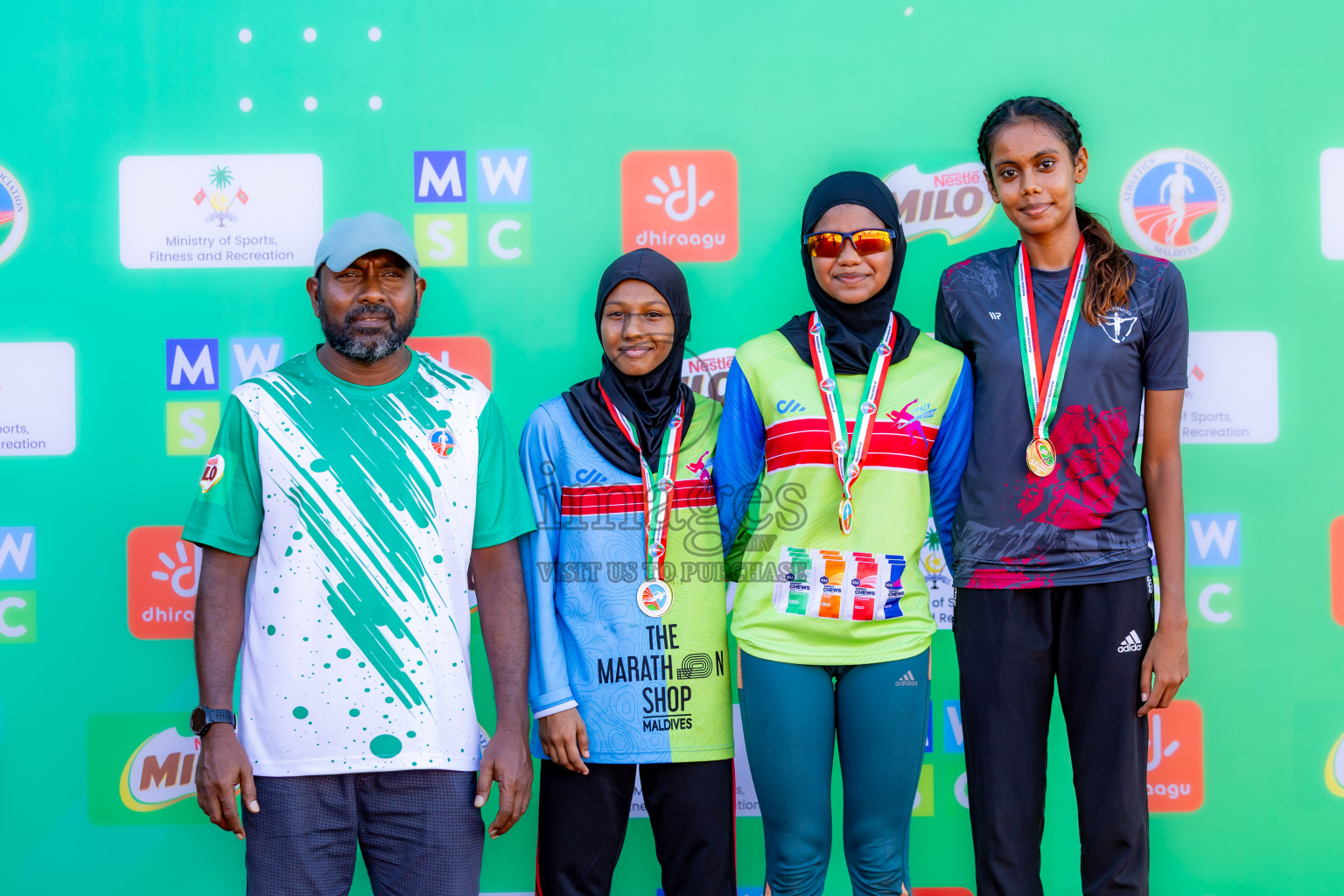 Day 1 of 12th Milo Association Championships was held in Ekuveni Track at Male', Maldives on Thursday, 24th April 2025. Photos: Nausham Waheed  / images.mv