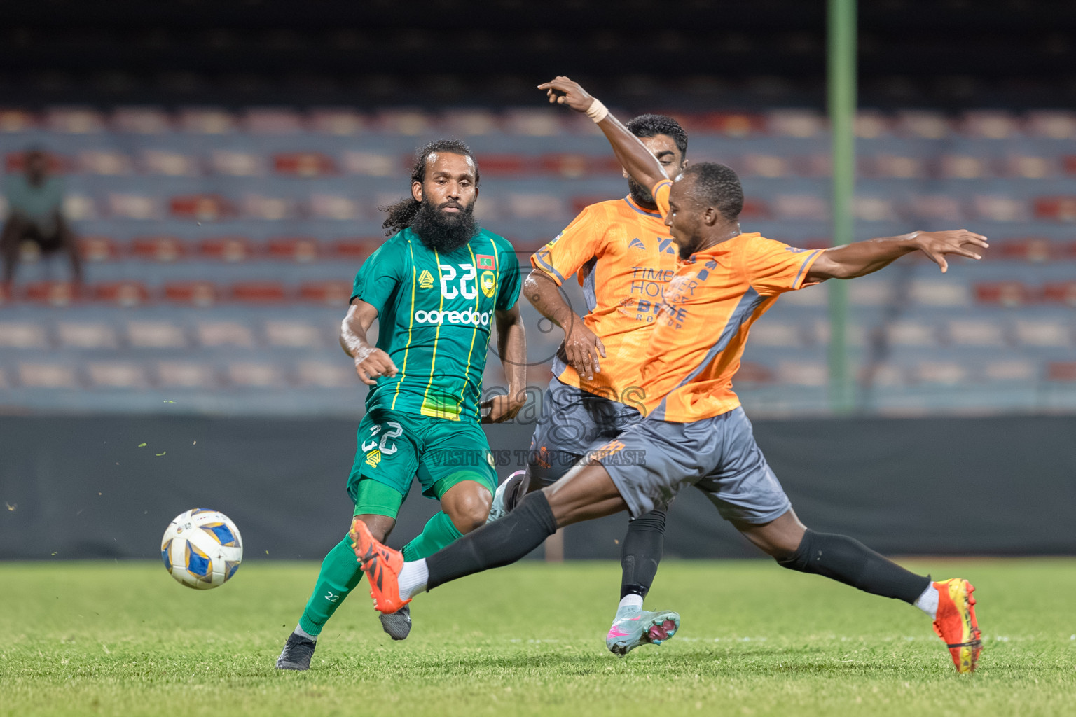 Charity Shield Match between Maziya Sports and Recreation Club and Club Eagles held in National Football Stadium, Male', Maldives Photos: Abdulla Abeedh / Images.mv