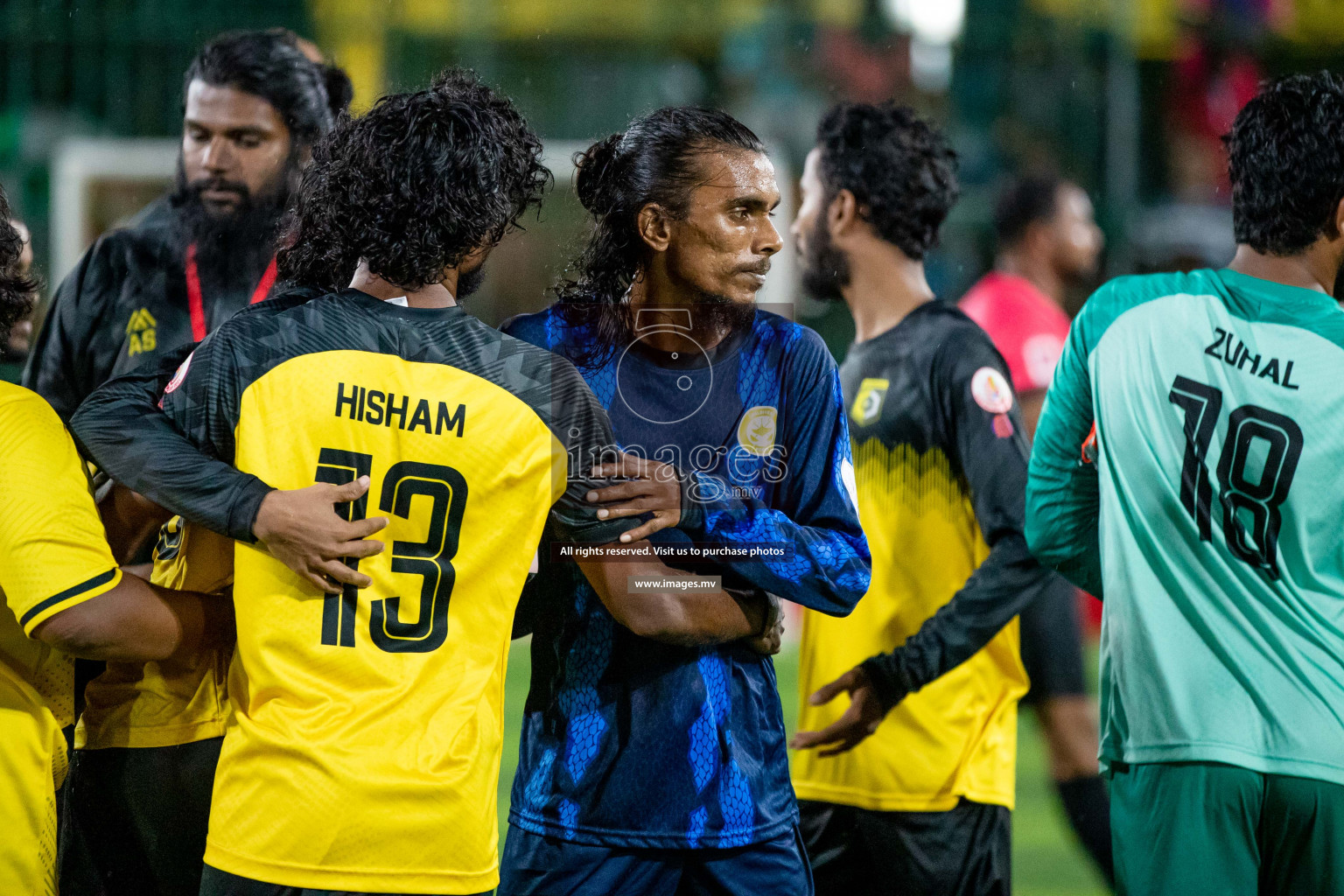 Team MPL vs Team RRC in the Quarter Finals of Club Maldives 2021 held at Hulhumale'; on 13th December 2021 Photos:Shu Abdul Sattar / images/mv