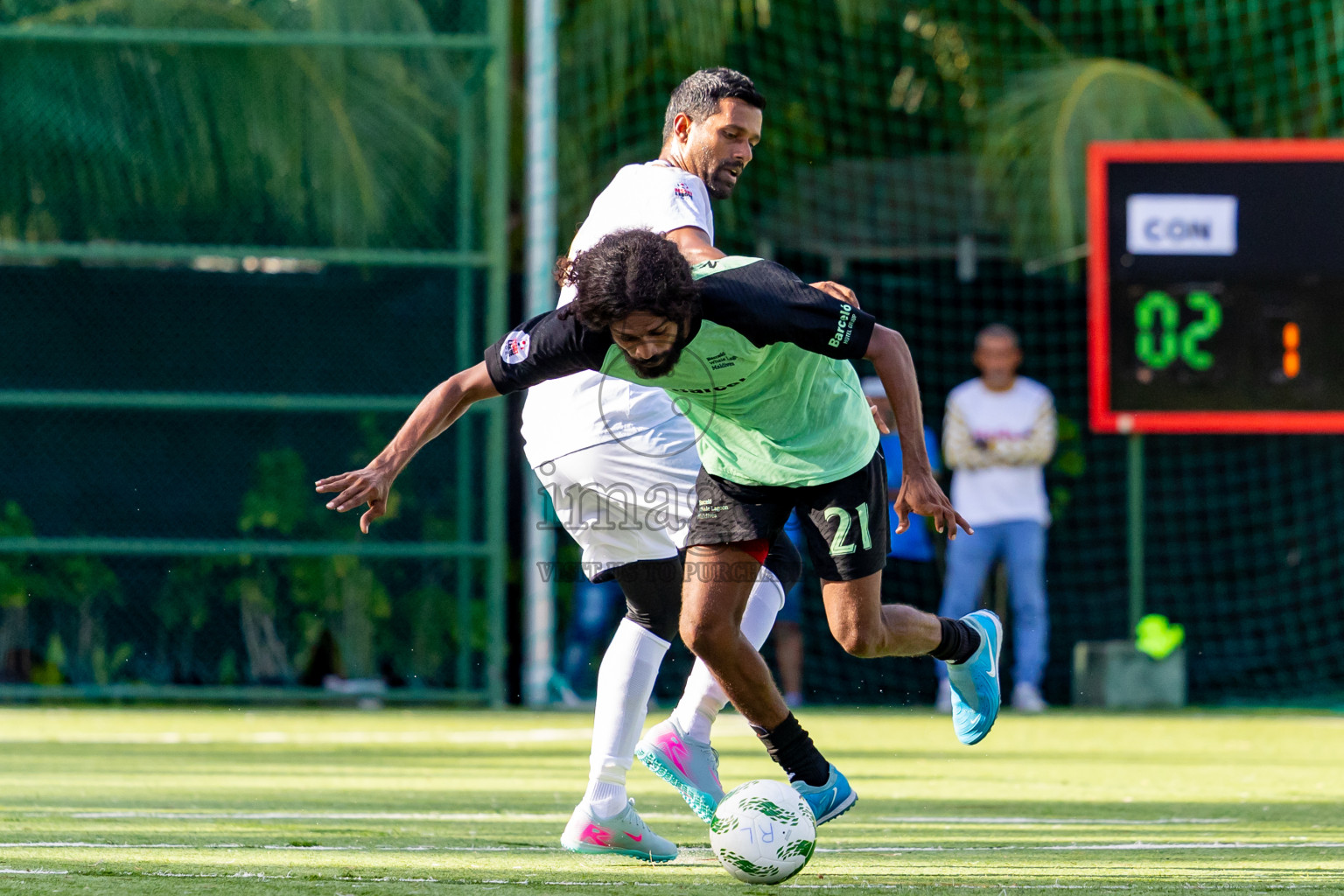 Barcelo vs Conrad in the Final of Resort League 2025 (Ari Zone) was held on Sunday, 28th June 2025 in Conrad Maldives Rangali Island, Alif Dhaalu Atoll, Maldives. Photos: Nausham Waheed / images.mv