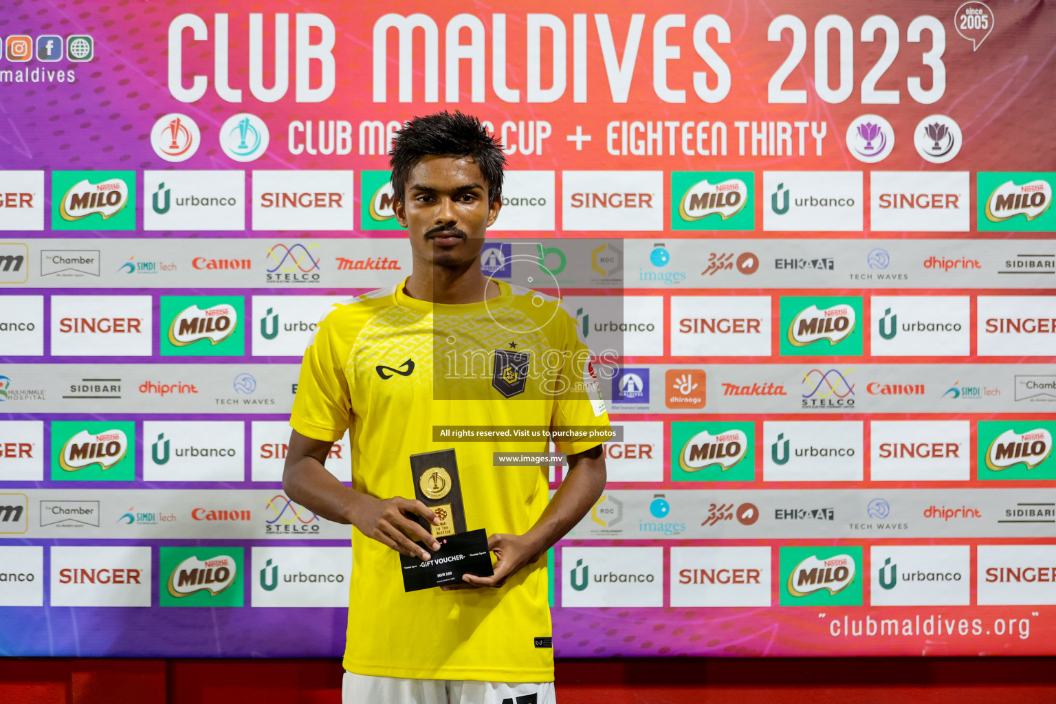 RRC vs Customs RC in Club Maldives Cup 2023 held in Hulhumale, Maldives, on Tuesday, 18th July 2023 Photos: Hassan Simah / images.mv