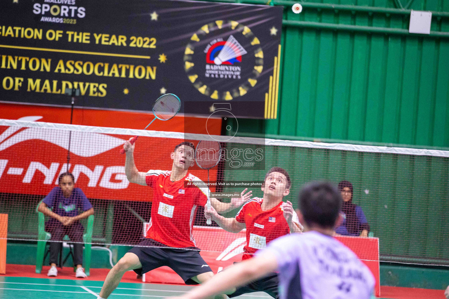 Finals of Li-Ning Maldives International Challenge 2023, was is held in Ekuveni Indoor Court, Male', Maldives on Saturday, 10th June 2023. Photos: Ismail Thoriq / images.mv