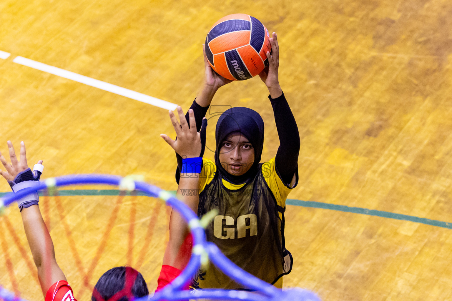 Day 12 of 25th Inter-School Netball Tournament was held in Social Center at Male', Maldives on Thursday, 22nd August 2024. Photos: Nausham Waheed / images.mv