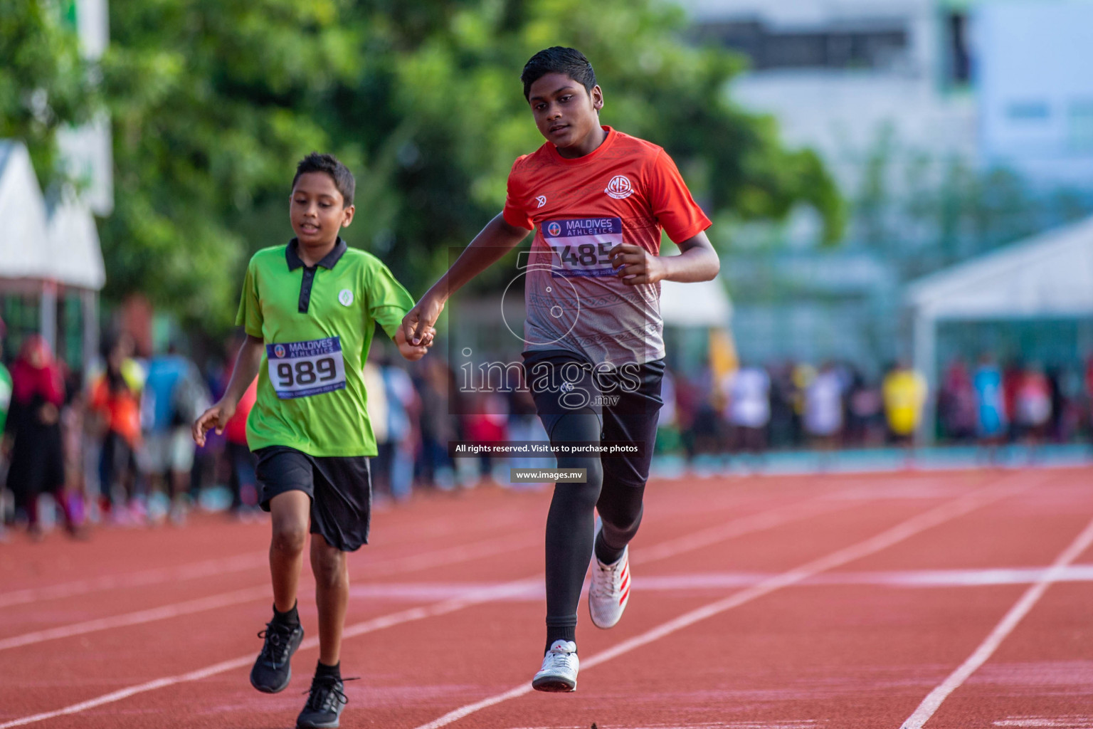 Day 1 of Inter-School Athletics Championship held in Male', Maldives on 22nd May 2022. Photos by: Maanish / images.mv