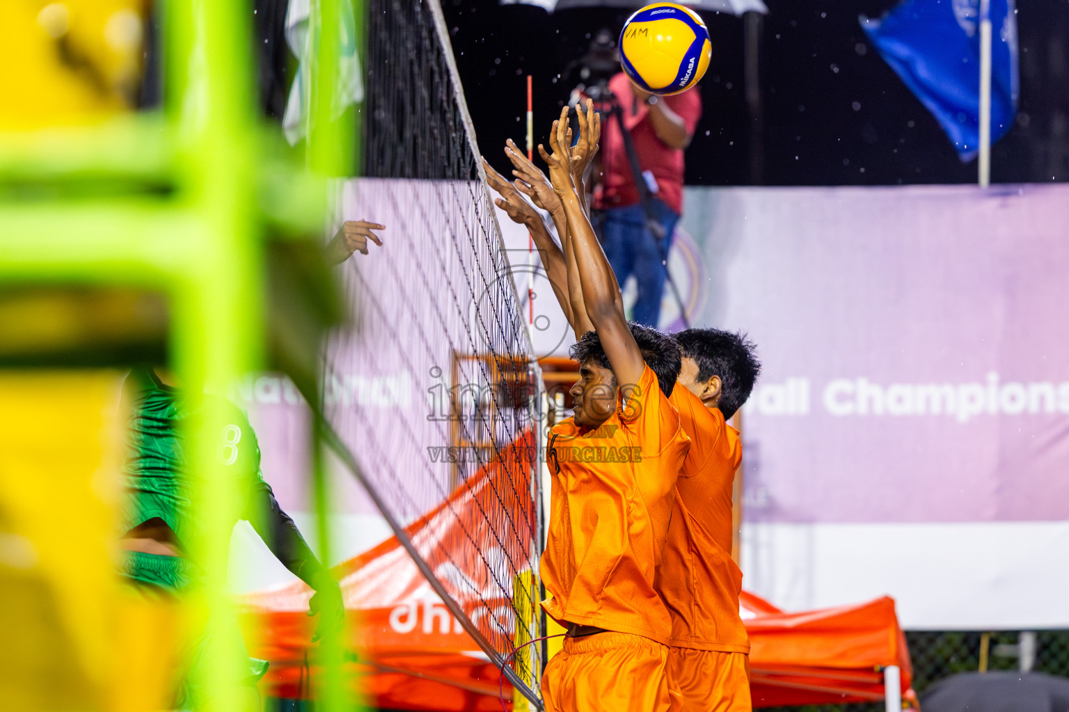 Sports Club Vision vs Sports Club Dhirun in the Bronze Match of Milo National Junior Volleyball Championship 2025 Men's Division was held on Saturday, 29th November 2025 at Ekuveni Turf Court Male', Maldives. Photos: Nausham Waheed / images.mv