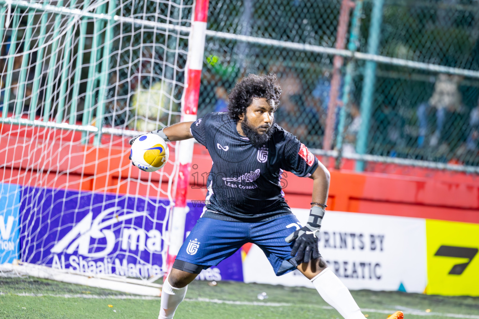 L Gan vs L Mundoo in Atoll Round Final on Day 22 of Golden Futsal Challenge 2025 was held on Sunday , 26th January 2025, in Hulhumale', Maldives.
Photos: Ismail Thoriq / images.mv