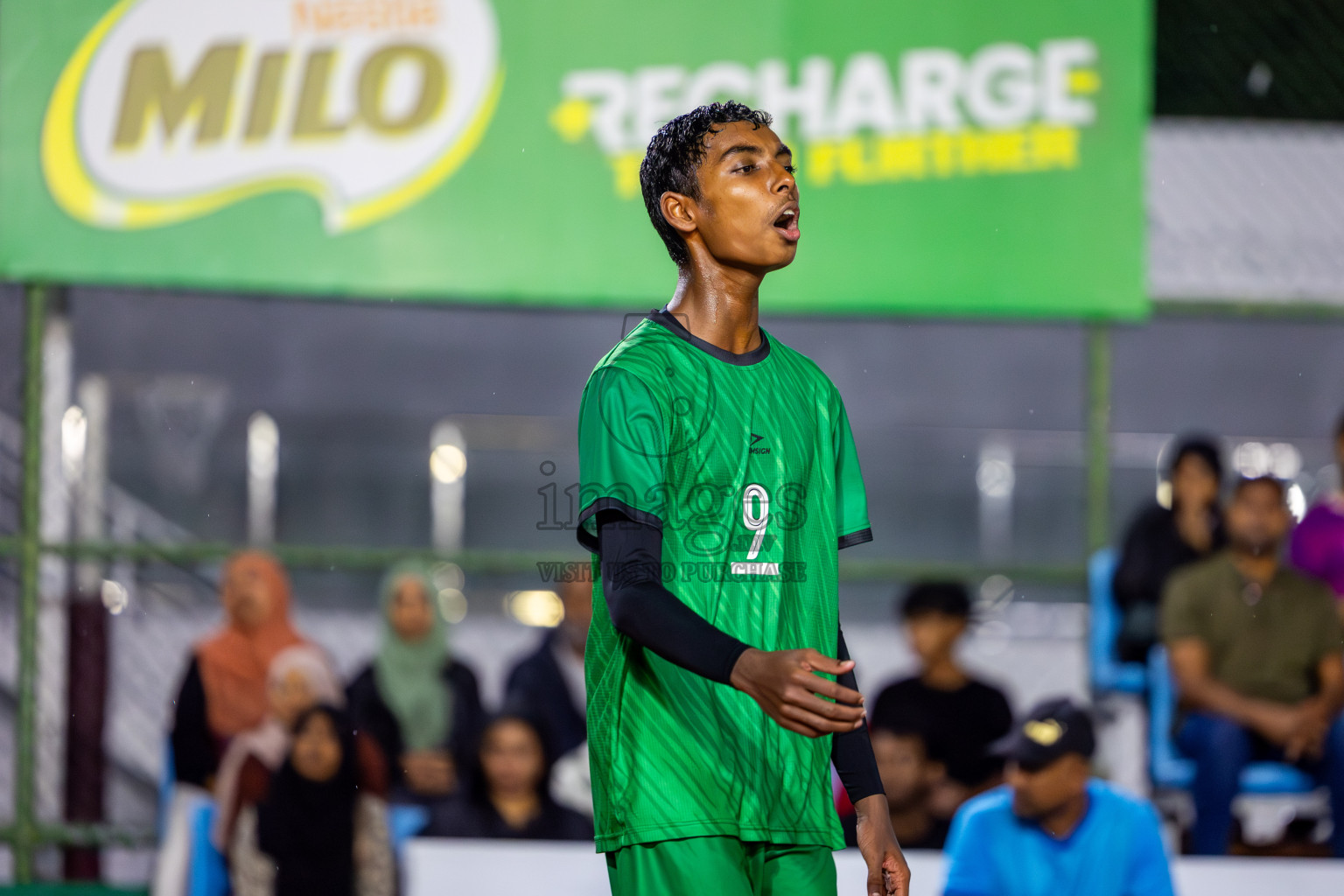 Sports Club Vision vs Sports Club Dhirun in the Bronze Match of Milo National Junior Volleyball Championship 2025 Men's Division was held on Saturday, 29th November 2025 at Ekuveni Turf Court Male', Maldives. Photos: Nausham Waheed / images.mv