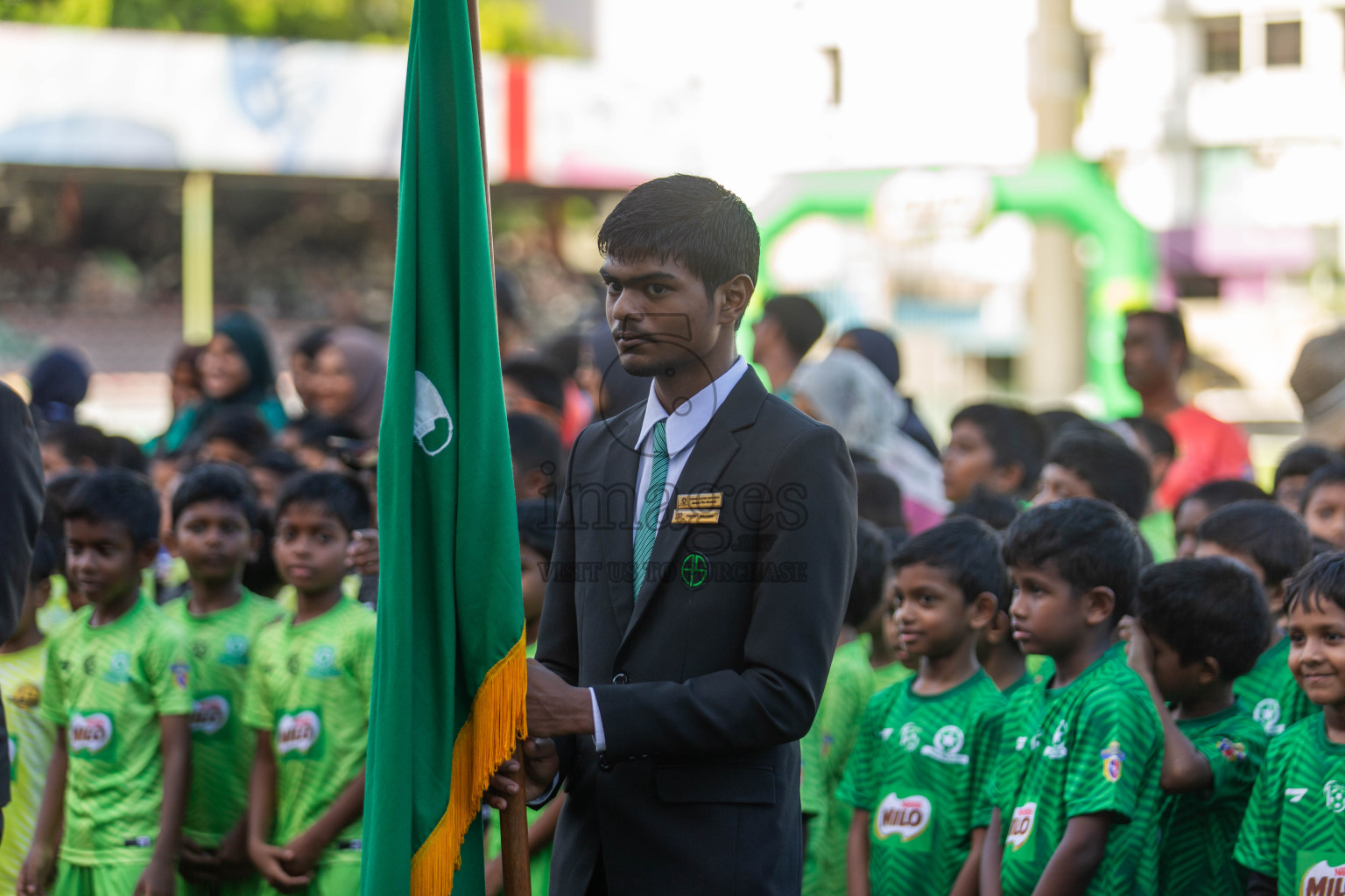 Day 1 of MILO Kids Football Fiesta was held at National Stadium in Male', Maldives on Friday, 23rd February 2024.