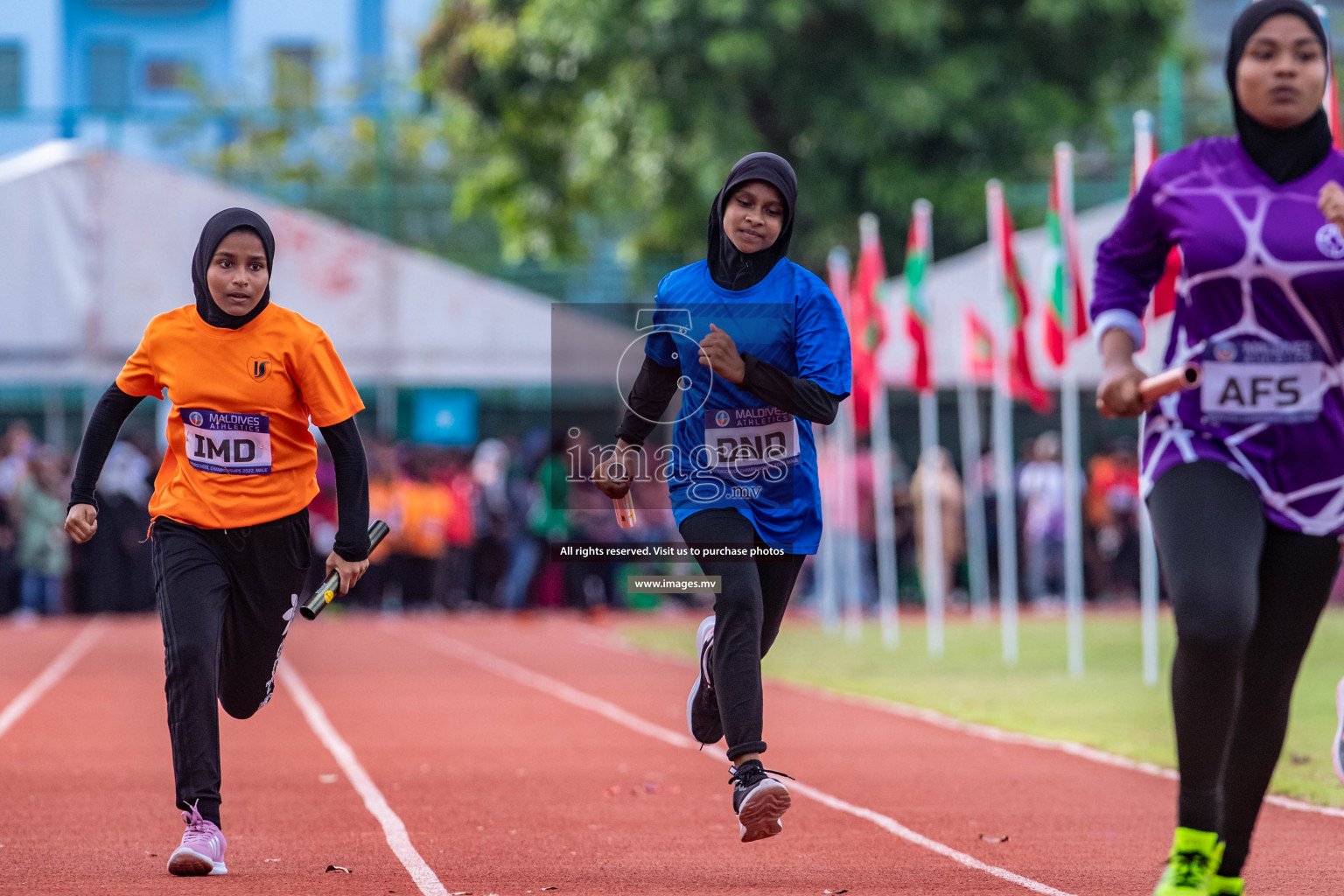 Day 3 of Inter-School Athletics Championship held in Male', Maldives on 25th May 2022. Photos by: Nausham Waheed / images.mv