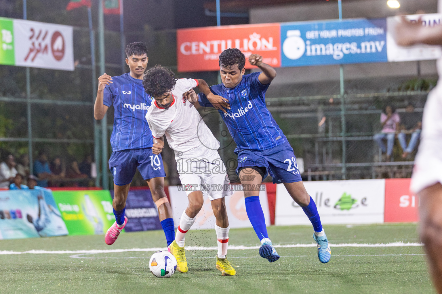 Team Allied vs Club Aasandha in Club Maldives Cup 2024 held in Rehendi Futsal Ground, Hulhumale', Maldives on Monday, 23rd September 2024. 
Photos: Mohamed Mahfooz Moosa / images.mv