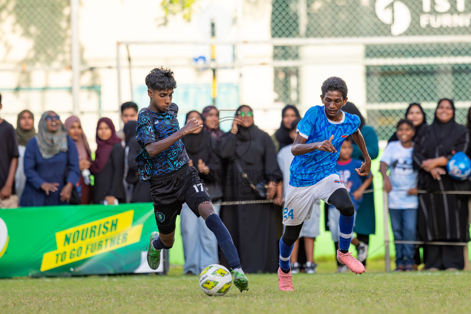 Day 4 of MILO Academy Championship 2024 (U-14) was held in Henveyru Stadium, Male', Maldives on Sunday, 3rd November 2024. Photos: Ismail Thoriq / Images.mv