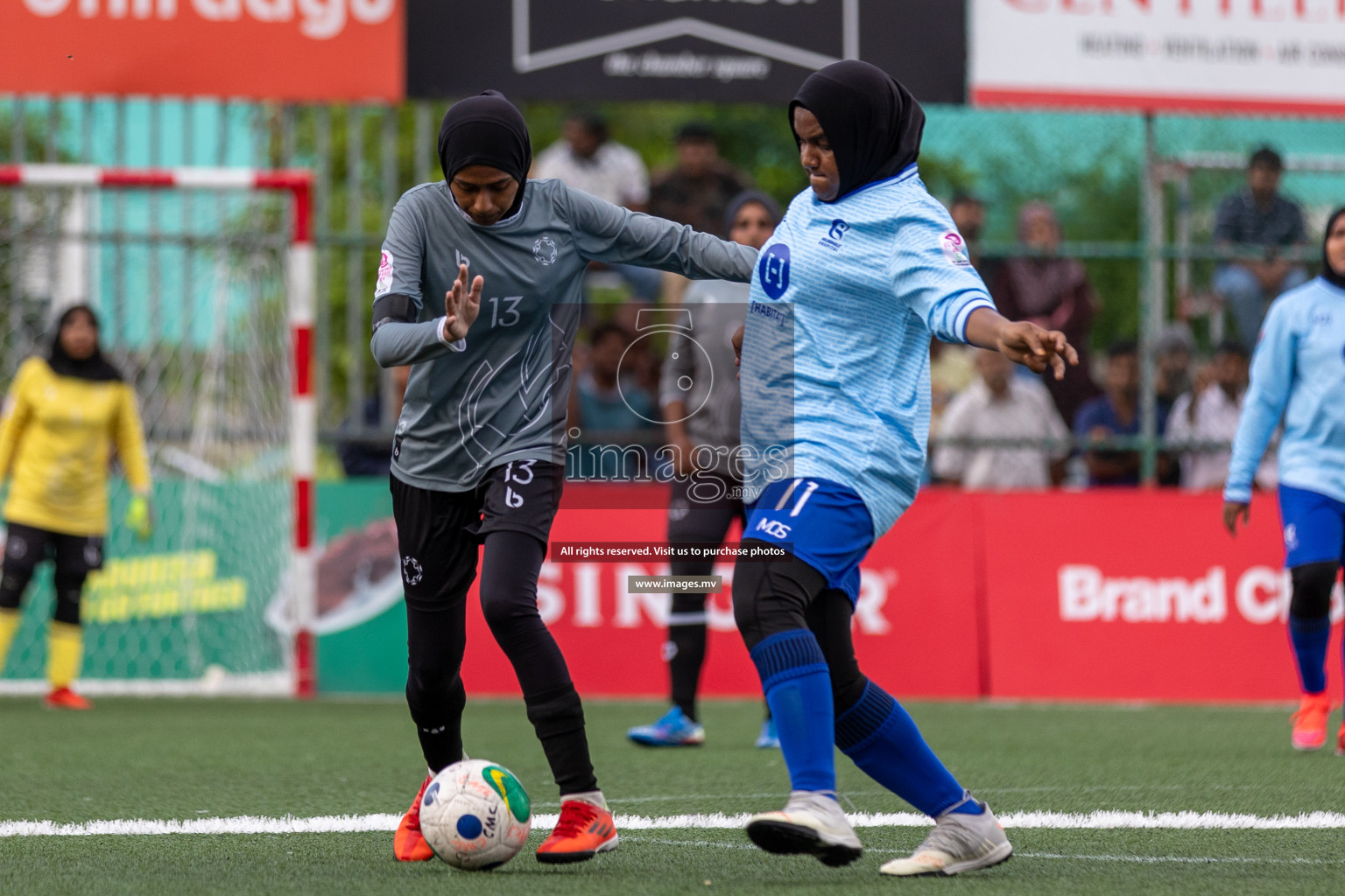 Hulhumale Hospital vs MIRA SC in 18/30 Futsal Fiesta Classic 2023 held in Hulhumale, Maldives, on Friday, 21st July 2023 Photos: Mohamed Mahfooz Moosa / images.mv