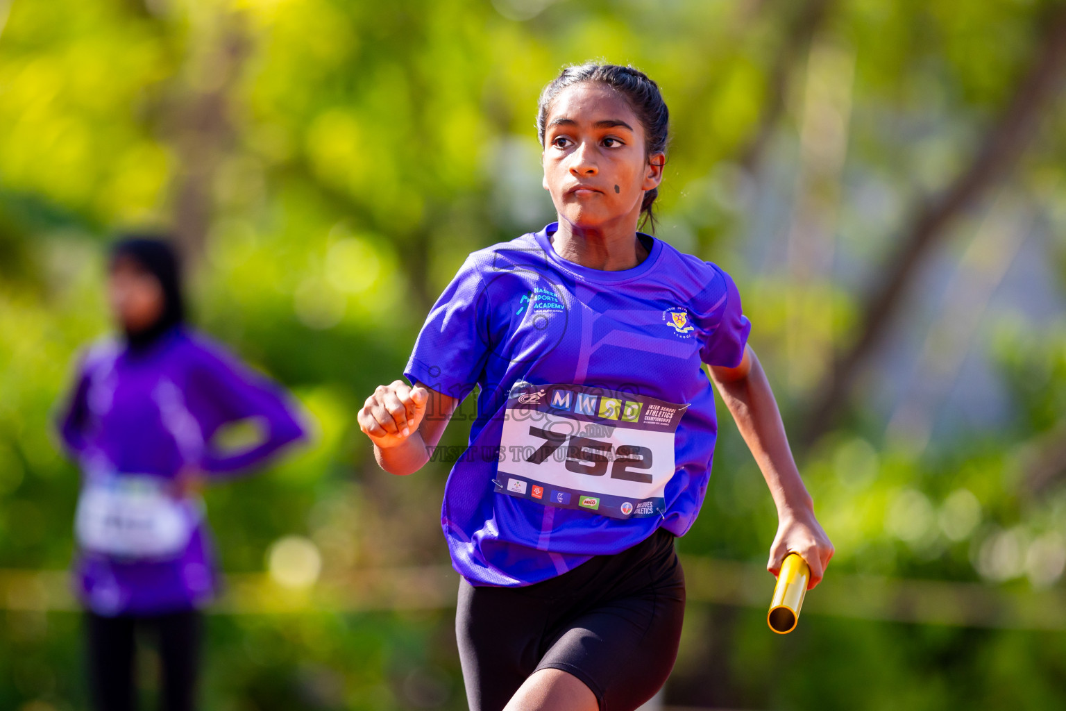 Day 6 of MWSC Interschool Athletics Championships 2024 held in Hulhumale Running Track, Hulhumale, Maldives on Thursday, 14th November 2024. Photos by: Nausham Waheed / Images.mv