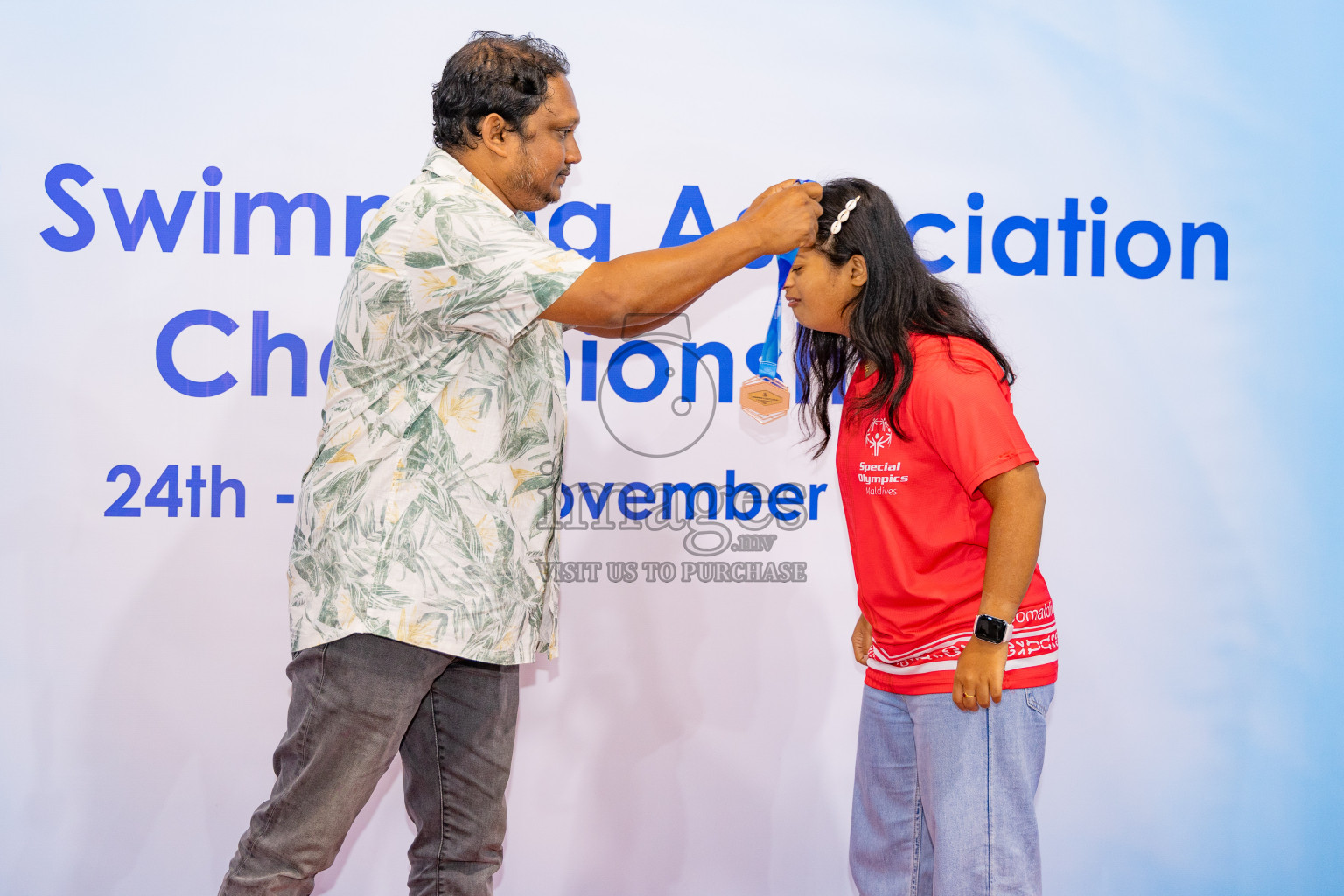 18th Swimming Association Championship 2025, Closing Ceremony was held on Saturday, 29th November 2025 at Swimming Track Hulhumale', Maldives. Photos: Areef Adam / images.mv