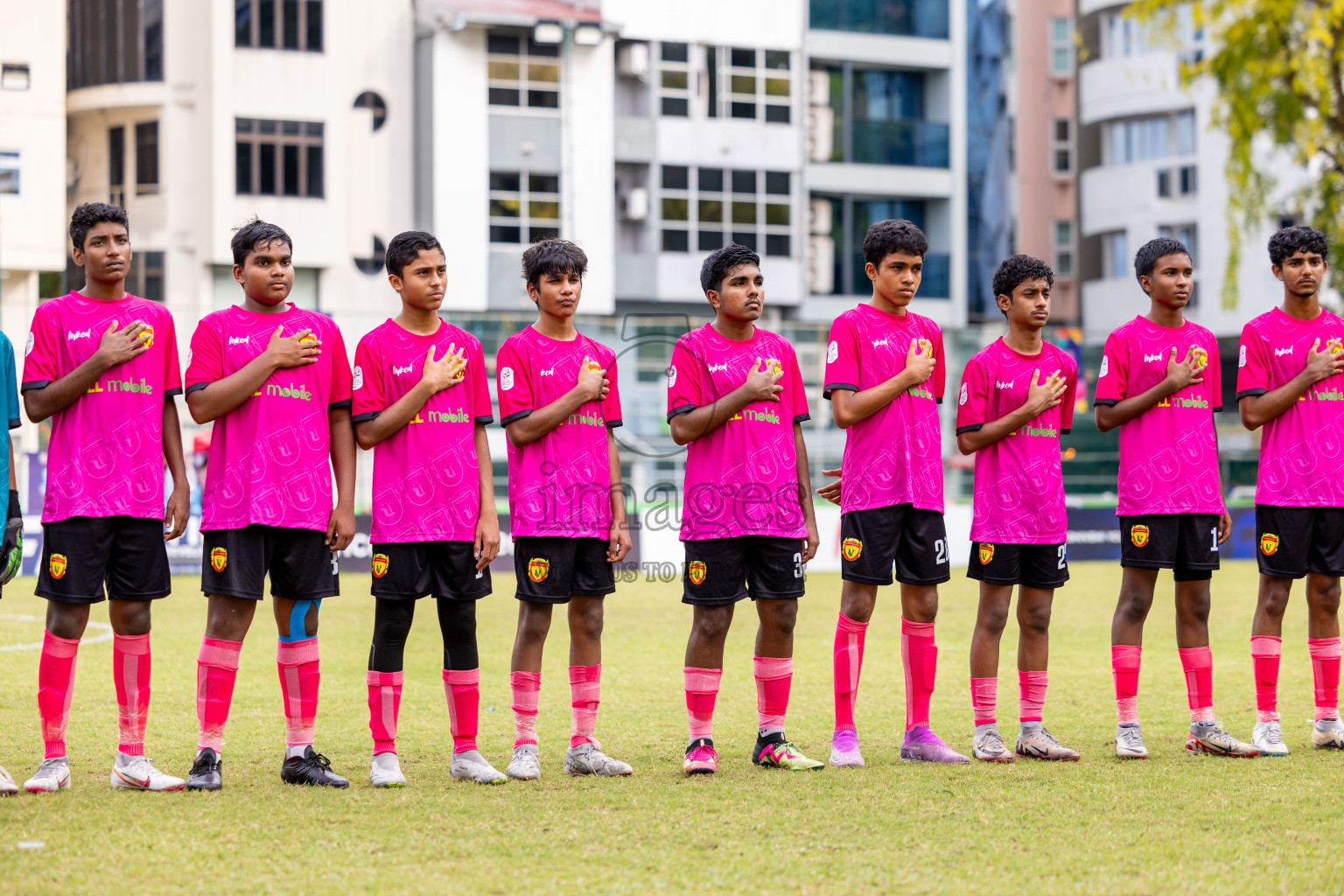 Club Valencia vs United Victory (U16) in Day 10 of Dhivehi Youth League 2024 held at Henveiru Stadium on Sunday, 15th December 2024. Photos: Nausham Waheed / Images.mv