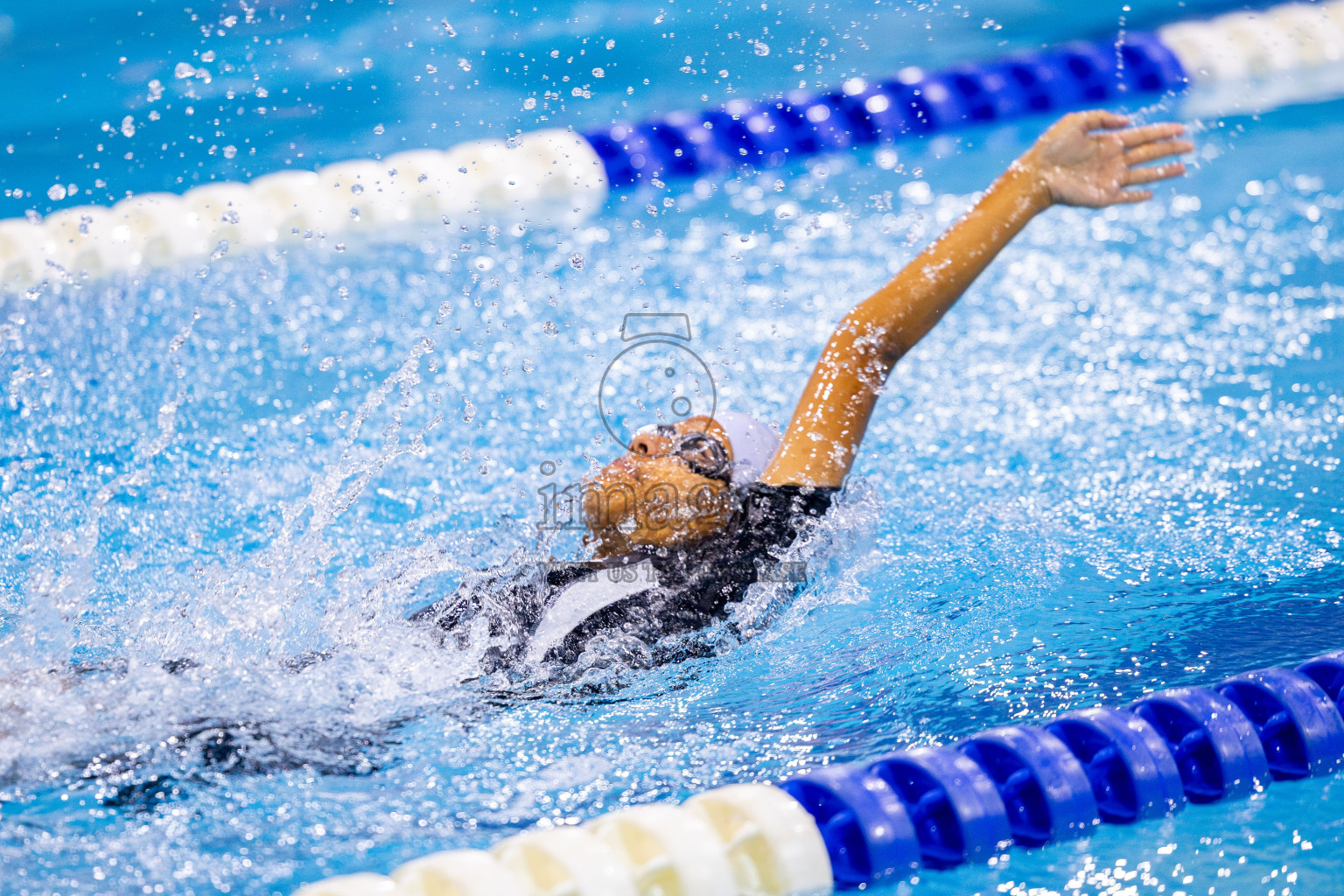 Day 2 of BML 21st Interschool Swimming Competition 2025 was held in Hulhumale' Swimming Pool, Hulhumale', Maldives on Sunday, 12th October 2025. Photos: Ismail Thoriq / images.mv