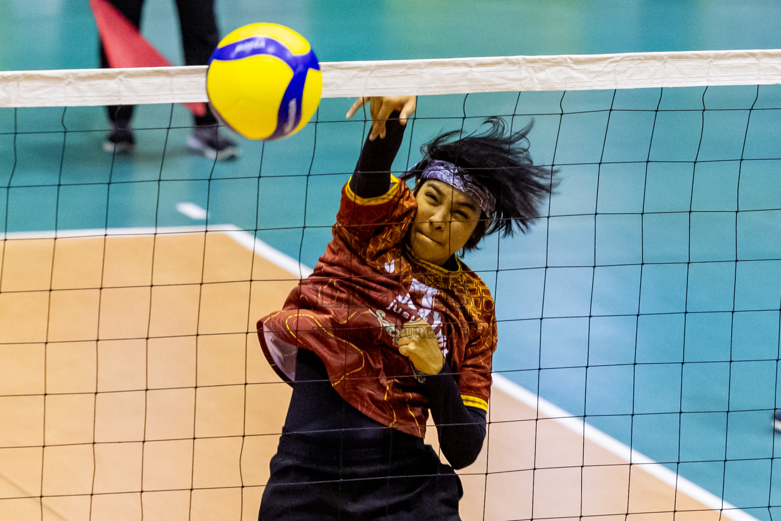 Day 2 of Women's Division of Milo VAM Cup 2024 held in Male', Maldives on Wednesday, 9th July 2024 at Social Center Indoor Hall Photos By: Nausham Waheed / images.mv