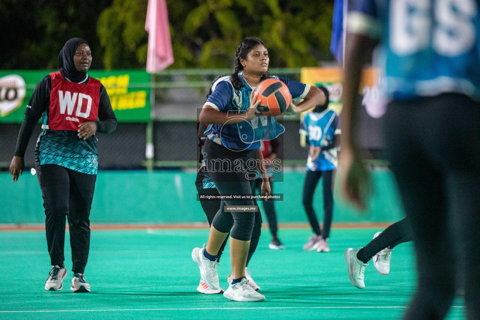 Day 1 of 20th Milo National Netball Tournament 2023, held in Synthetic Netball Court, Male', Maldives on 29th May 2023 Photos: Nausham Waheed/ Images.mv