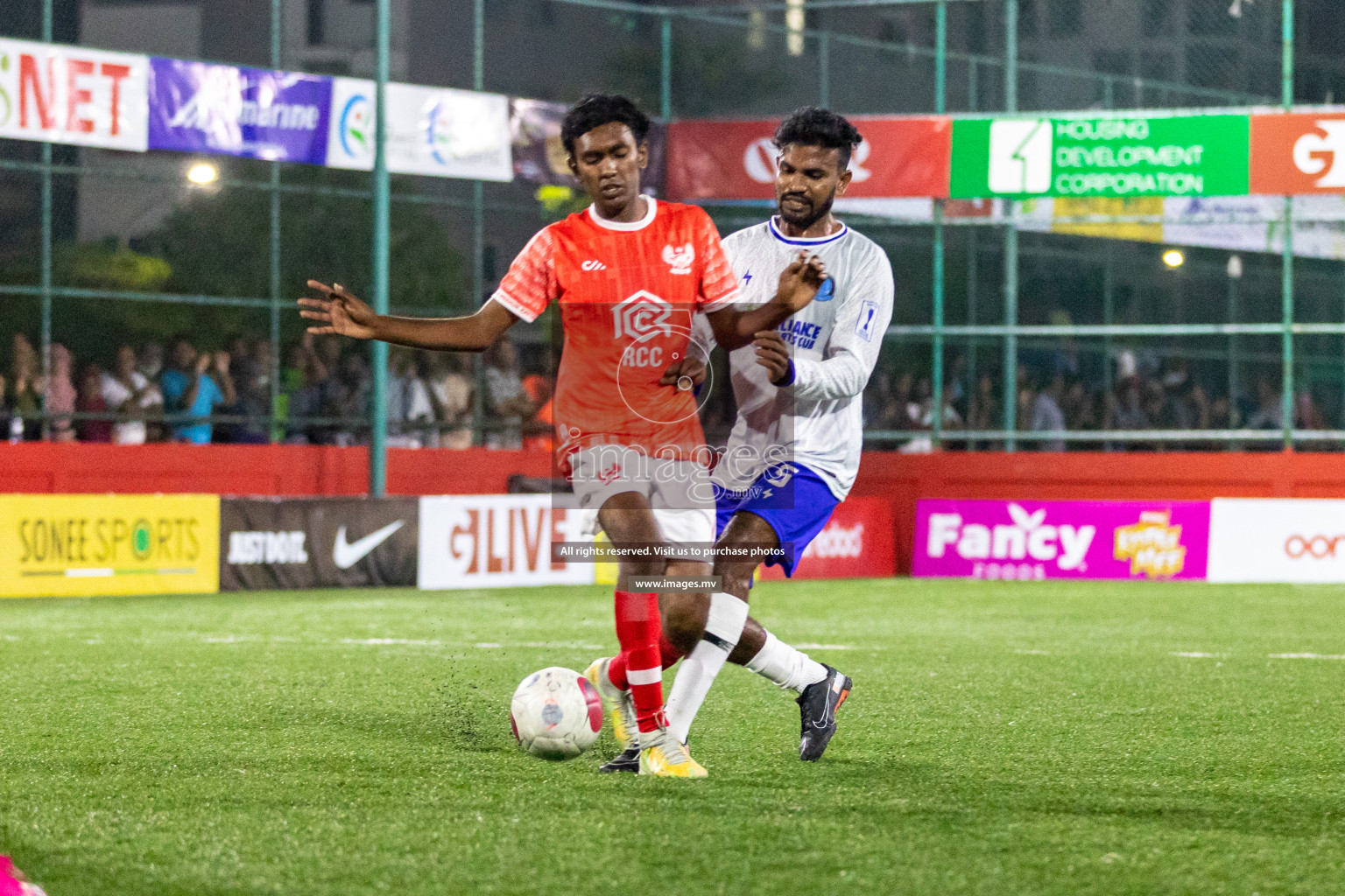 HA. Maarandhoo vs HA. Baarah in Day 6 of Golden Futsal Challenge 2023 on 10 February 2023 in Hulhumale, Male, Maldives