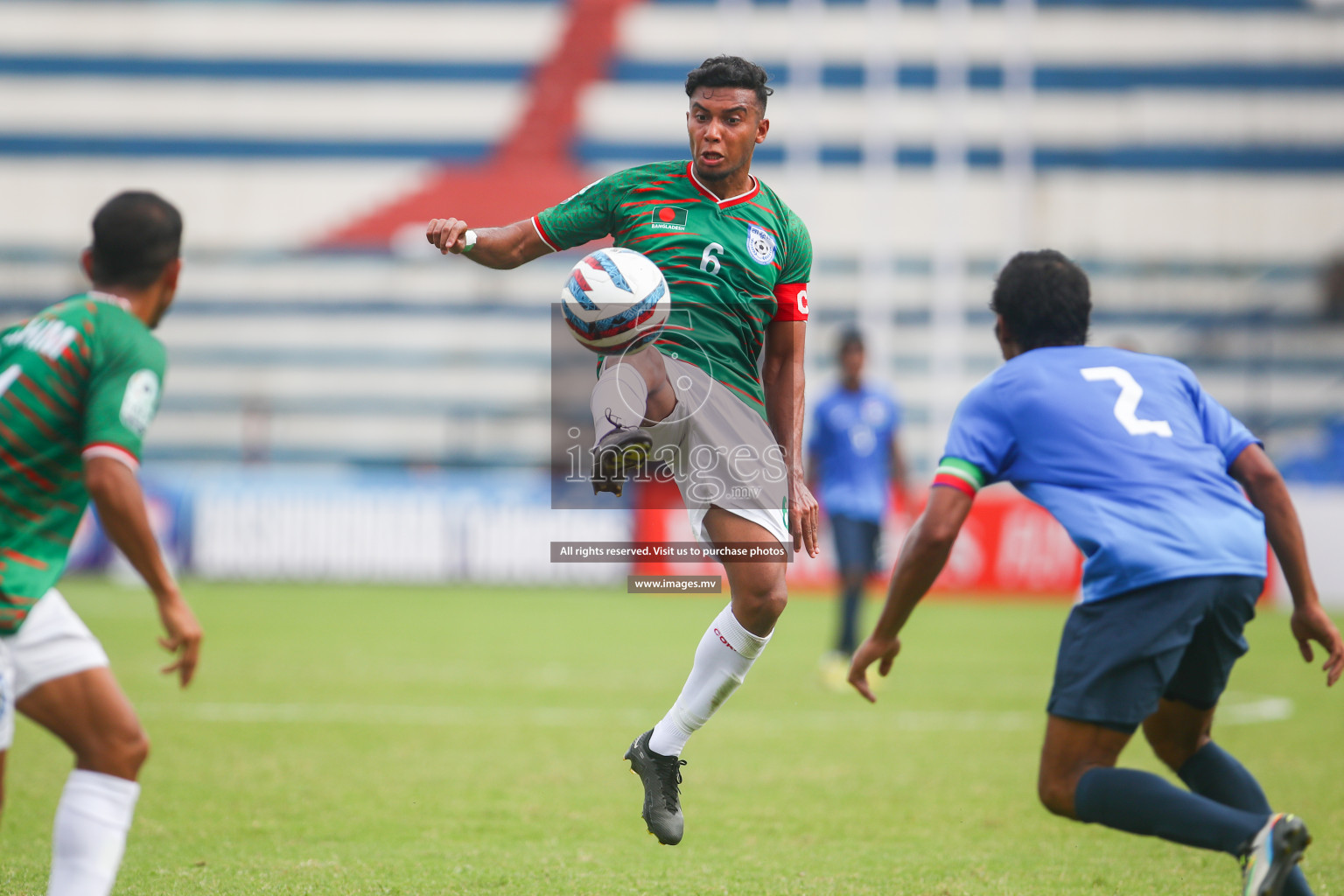 Bangladesh vs Maldives in SAFF Championship 2023 held in Sree Kanteerava Stadium, Bengaluru, India, on Saturday, 25th June 2023. Photos: Nausham Waheed, Hassan Simah / images.mv