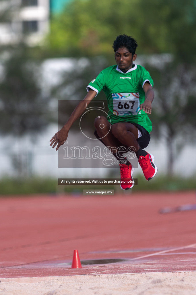 Day three of Inter School Athletics Championship 2023 was held at Hulhumale' Running Track at Hulhumale', Maldives on Tuesday, 16th May 2023. Photos: Shuu / Images.mv