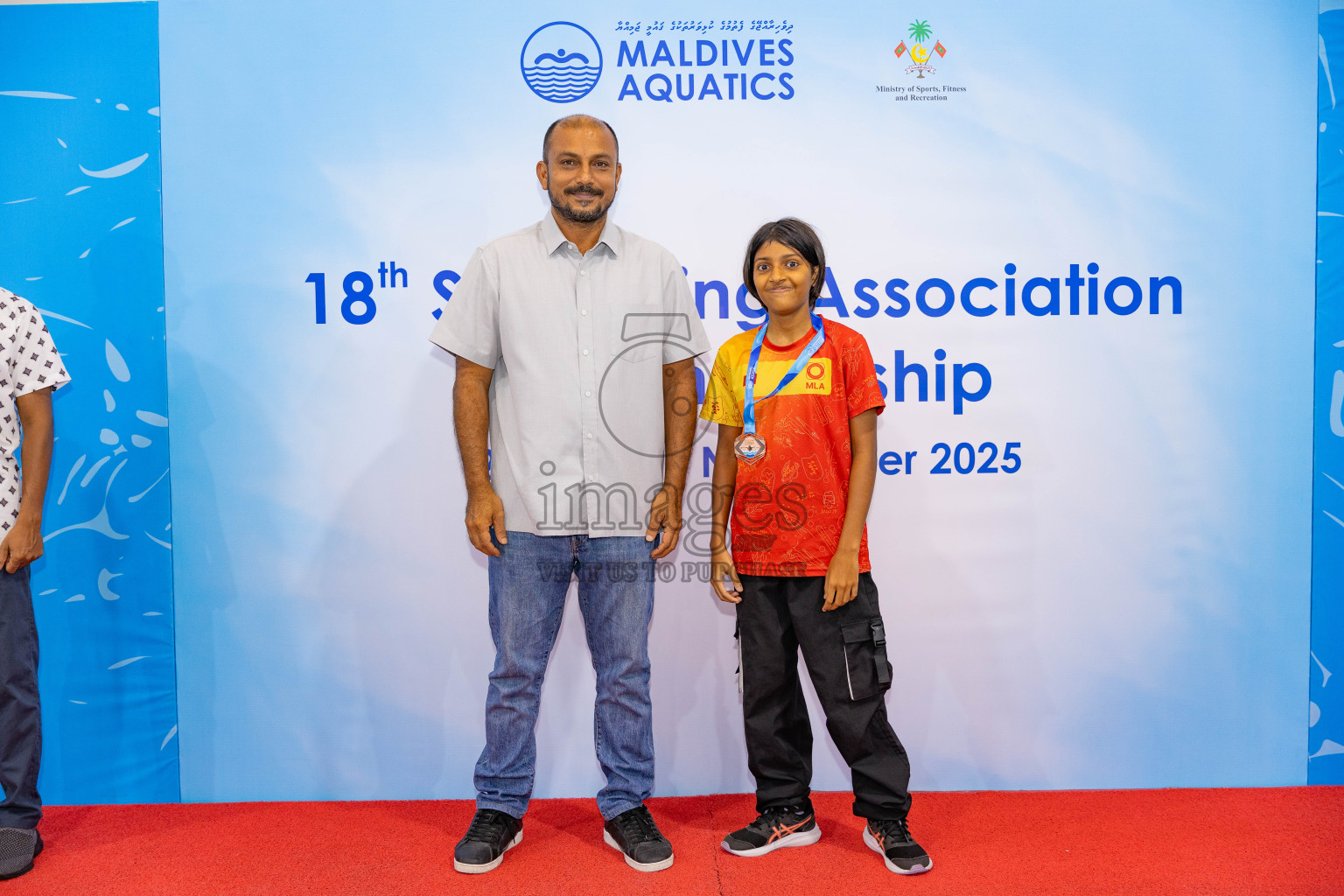 18th Swimming Association Championship 2025, Closing Ceremony was held on Saturday, 29th November 2025 at Swimming Track Hulhumale', Maldives. Photos: Areef Adam / images.mv