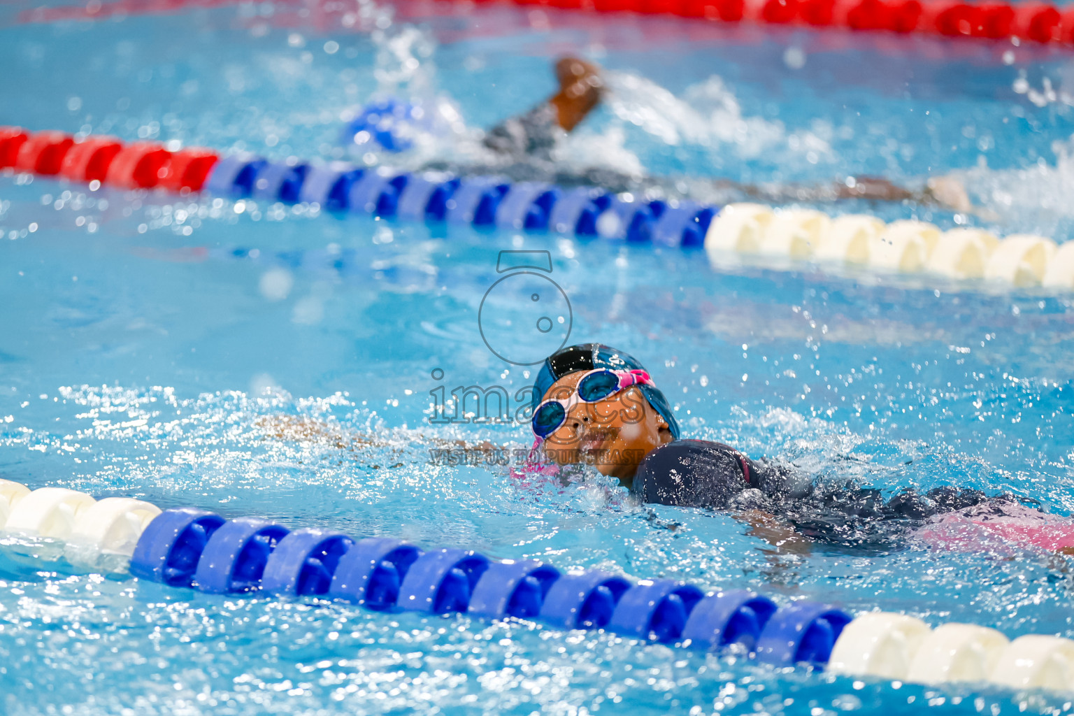 Day 4 of BML 6th National Kids Swimming Kids Festival 2025 held in Hulhumale', Maldives on Thursday, 6th November 2024. 
Photos: Hassan Simah / images.mv