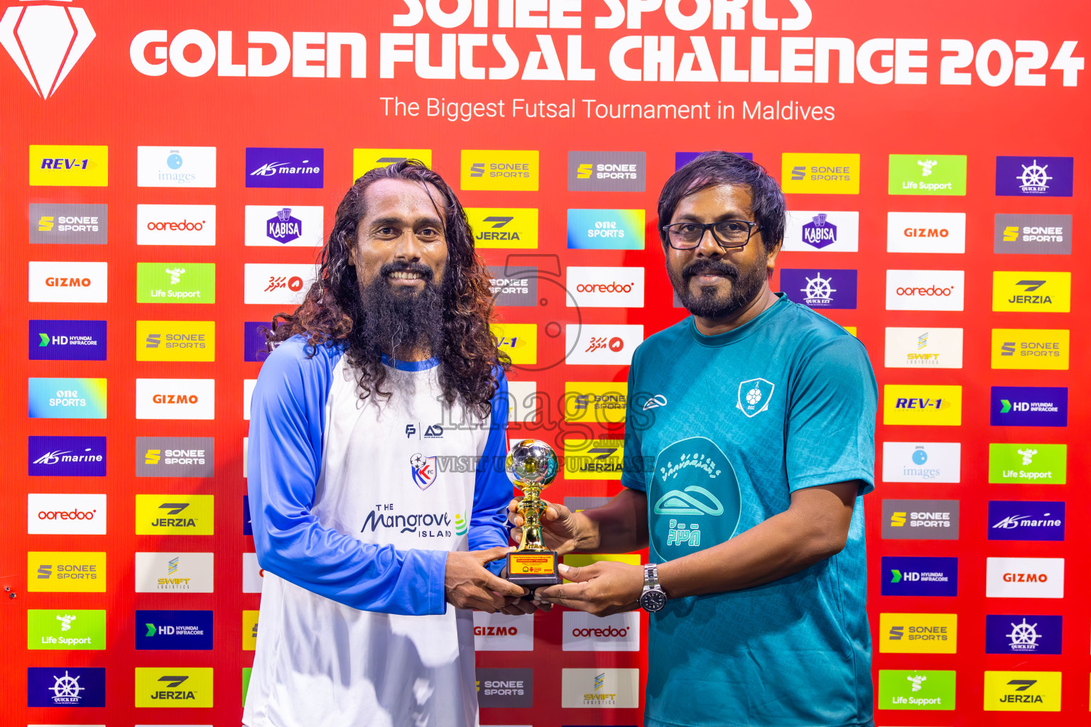 N Kendhikulhudhoo vs R Dhuvaafaru in Zone Round on Day 30 of Golden Futsal Challenge 2024, held on Tuesday , 14th February 2024 in Hulhumale', Maldives
Photos: Ismail Thoriq / images.mv