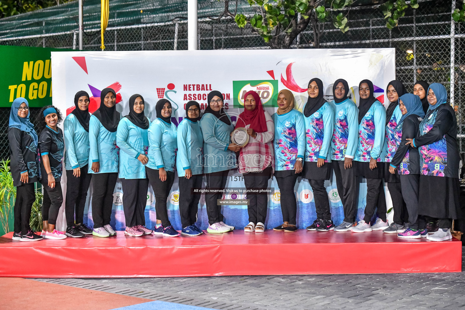 Final of Inter-School Parents Netball Tournament was held in Male', Maldives on 4th December 2022. Photos: Nausham Waheed / images.mv