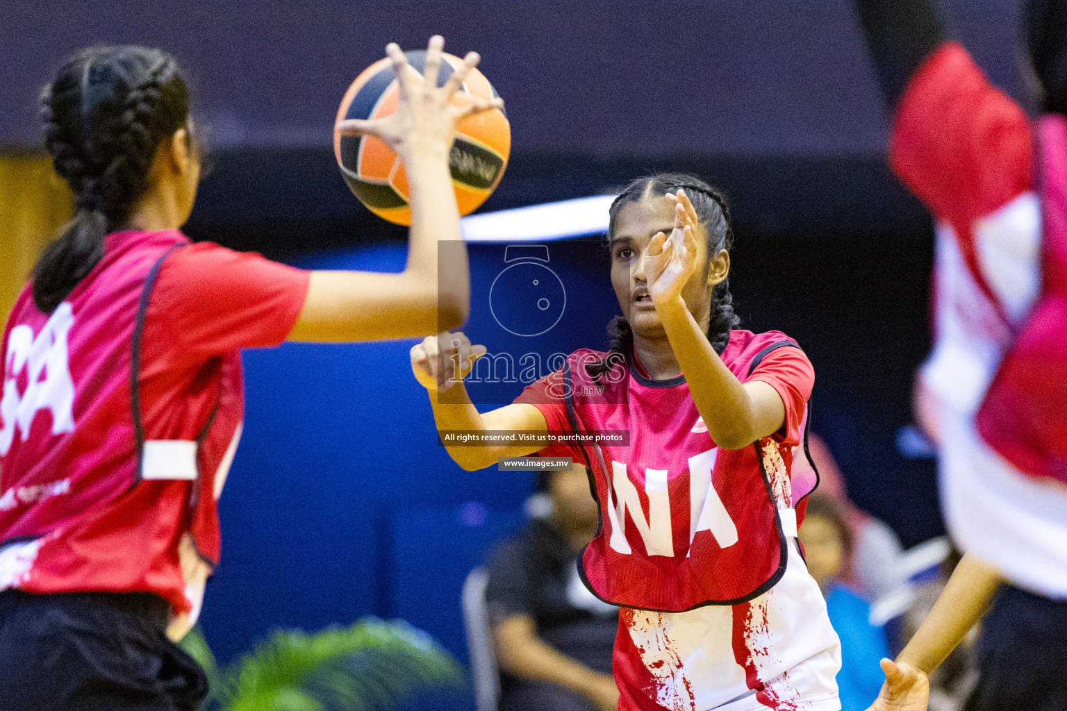 Day2 of 24th Interschool Netball Tournament 2023 was held in Social Center, Male', Maldives on 28th October 2023. Photos: Nausham Waheed / images.mv