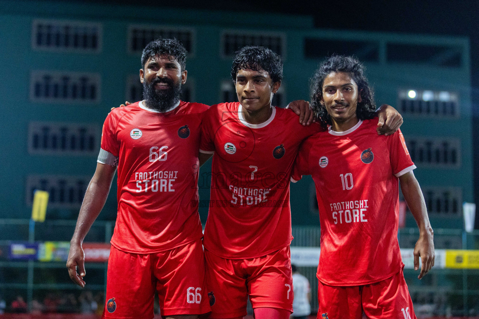 F Dharanboodhoo vs F Nilandhoo in Day 17 of Golden Futsal Challenge 2024 was held on Wednesday, 31st January 2024, in Hulhumale', Maldives Photos: Nausham Waheed / images.mv