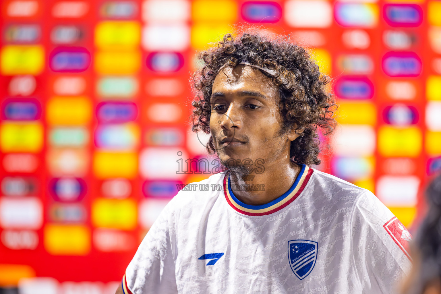 Dh Maaenboodhoo vs Dh Kudahuvadhoo in Dhaalu Atoll Finals in Day 25 of Golden Futsal Challenge 2025 was held on Wednesday , 28th January 2025, in Hulhumale', Maldives. Photos: Ismail Thoriq / images.mv