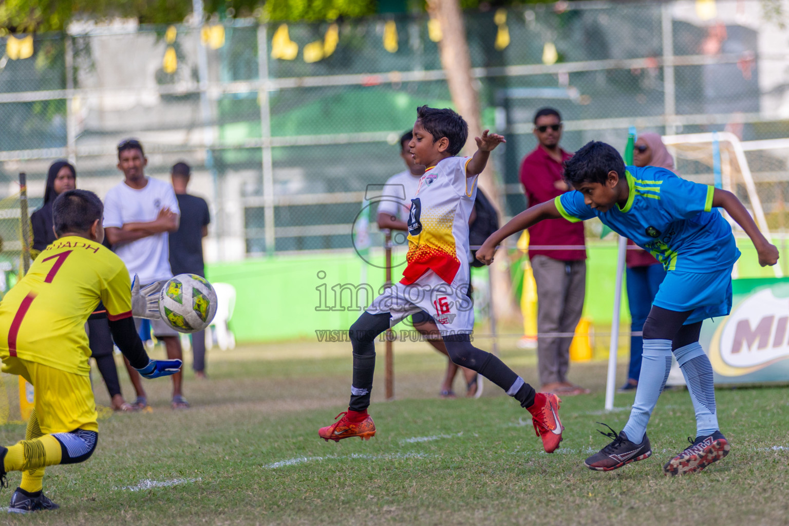 Day 2  of MILO Academy Championship 2024 - U12 was held at Henveiru Grounds in Male', Maldives on Thursday, 5th July 2024. Photos: Shuu Abdul Sattar / images.mv