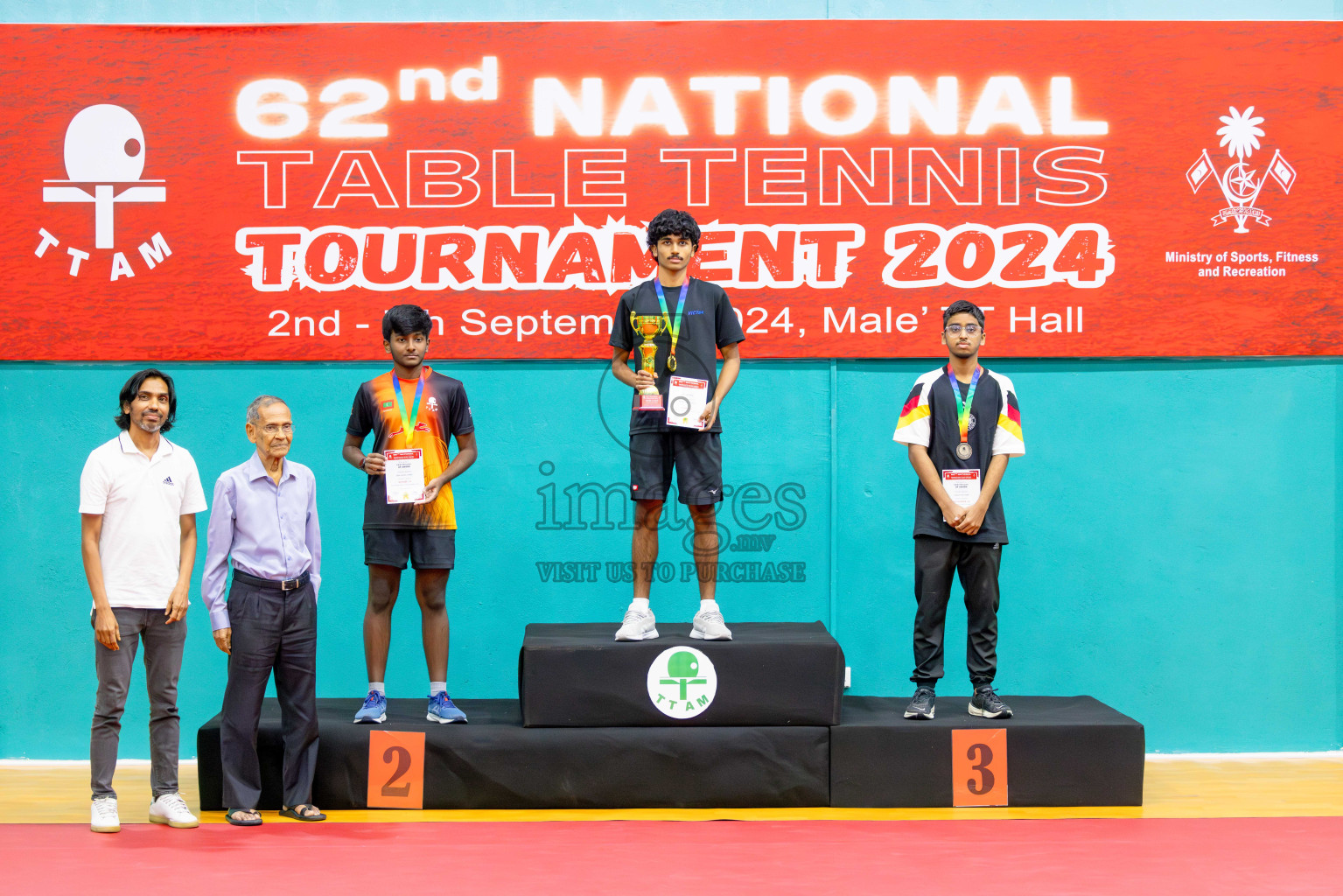 Finals of National Table Tennis Tournament 2024 was held at Male' TT Hall on Friday, 6th September 2024. 
Photos: Abdulla Abeed / images.mv