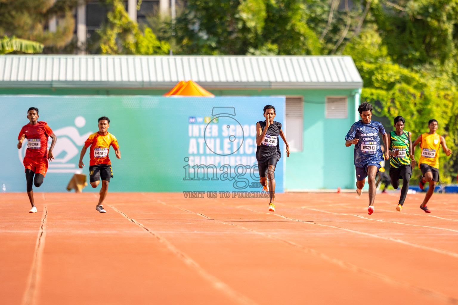 Day 4 of MWSC Interschool Athletics Championships 2024 held in Hulhumale Running Track, Hulhumale, Maldives on Tuesday, 12th November 2024. Photos by: Raaif Yoosuf / Images.mv